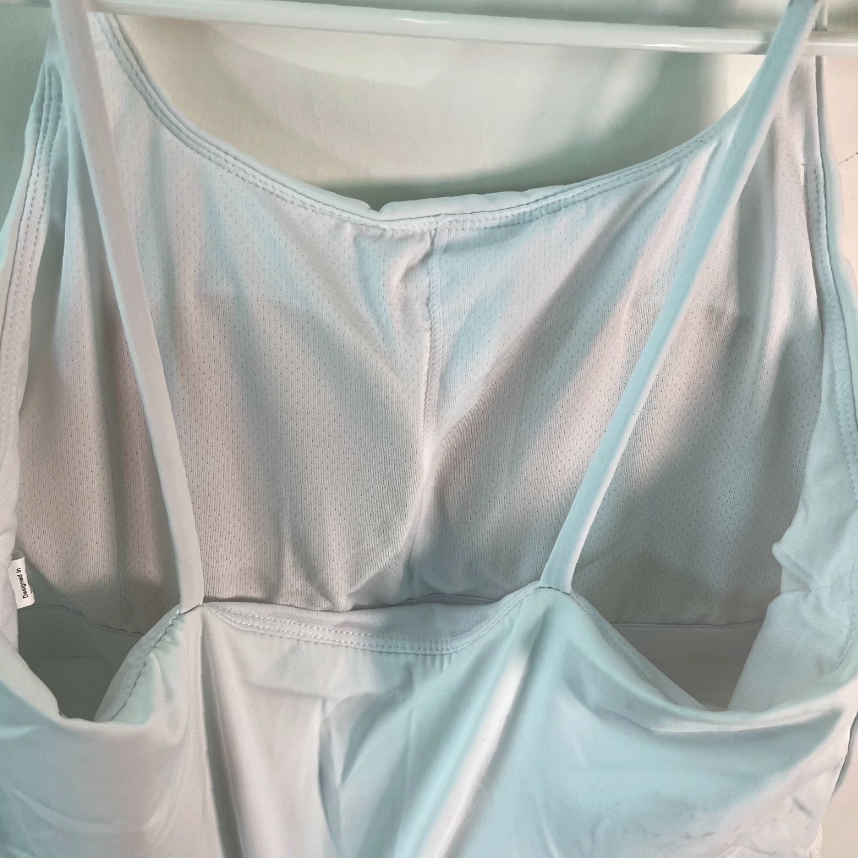 Vintage Womens Sports Bra Top Shapewear Padded Spaghetti Straps White XL Adult - Bras - Activewear - 90s/Not Applicable Size XL / US 12-14 / IT 48-50 - 4 Thumbnail