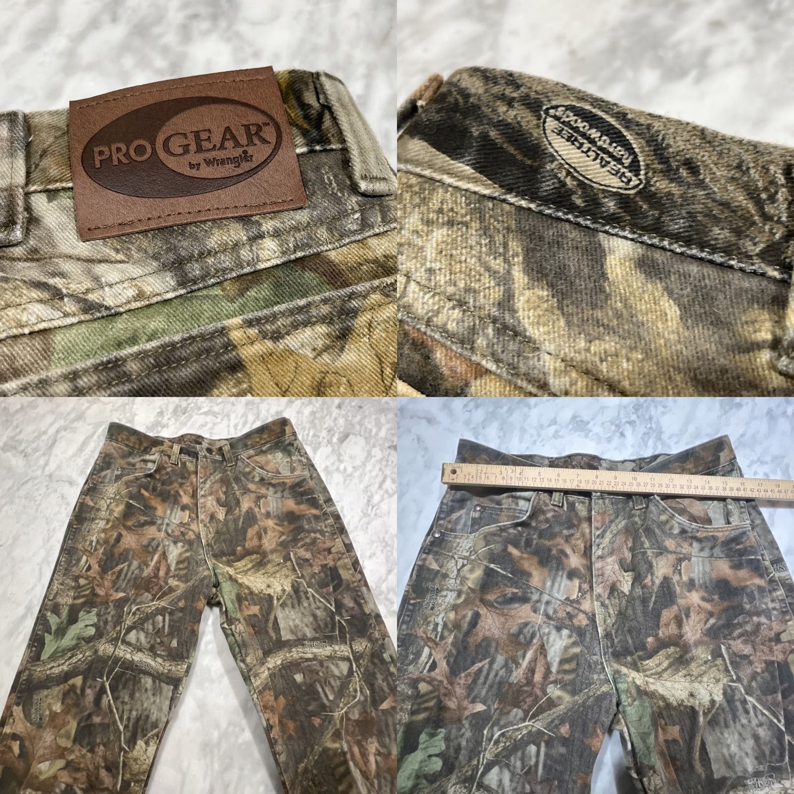 Wrangler Wrangler ProGear Jeans Mens 34x32 Beige Realtree Camo Straight Leg Hunting Pants Size US 34 / EU 50 - 8 Thumbnail