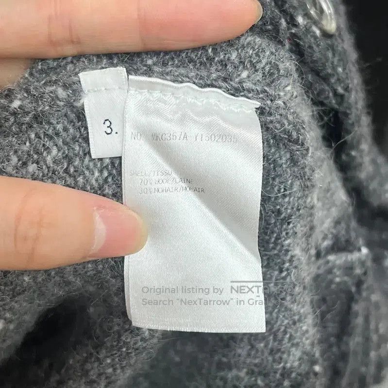 Thom Browne Thom Browne Gray Wool Women's Cardigan . Size L / US 10 / IT 46 - 4 Thumbnail