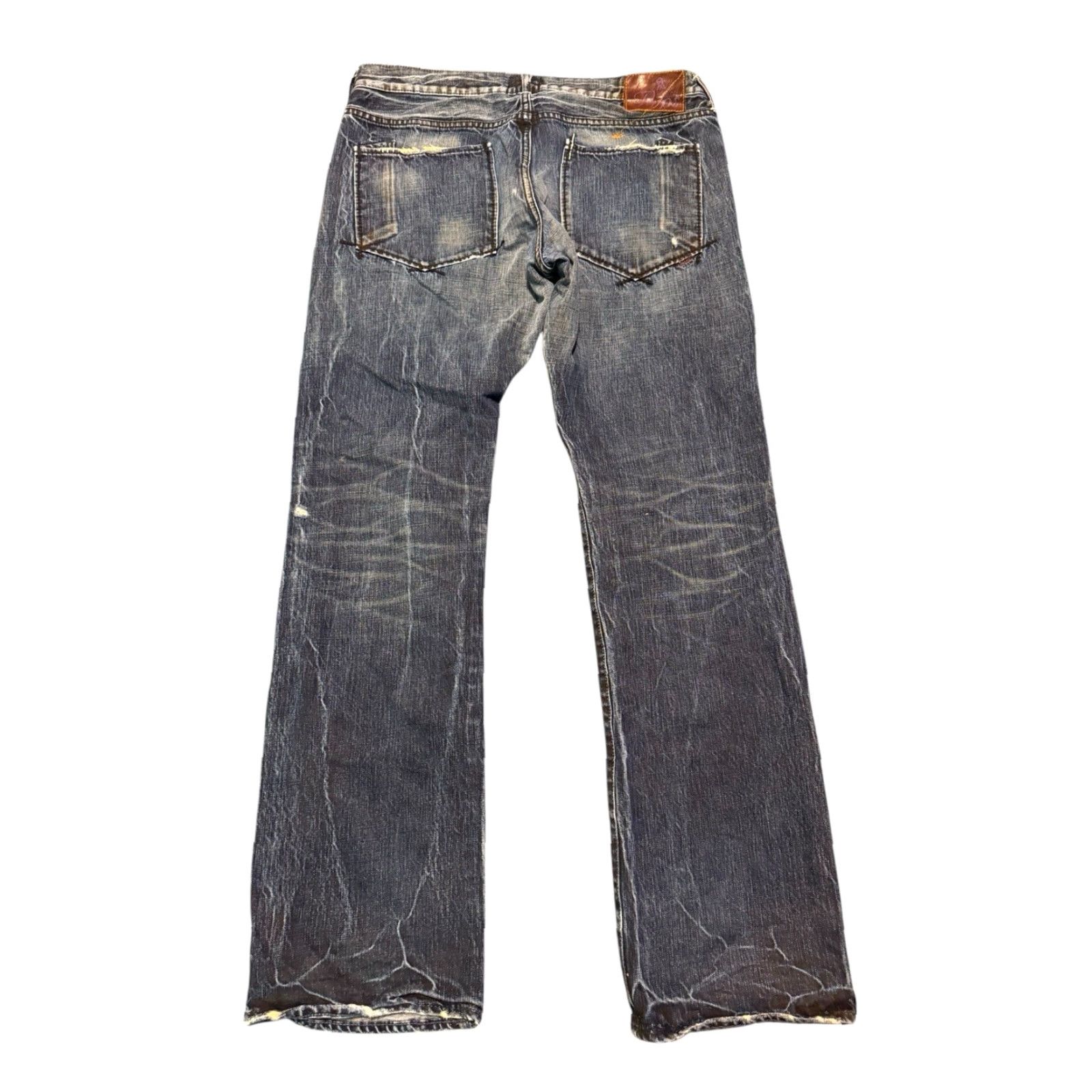 Prps PRPS Purple Tag Denim Jeans Made in Japan Size 36x33 Men’s Regular Straight 5-Pocket Design Jeans Blue Cotton Denim Men’s Rare 🔥 Size US 36 / EU 52 - 6 Thumbnail
