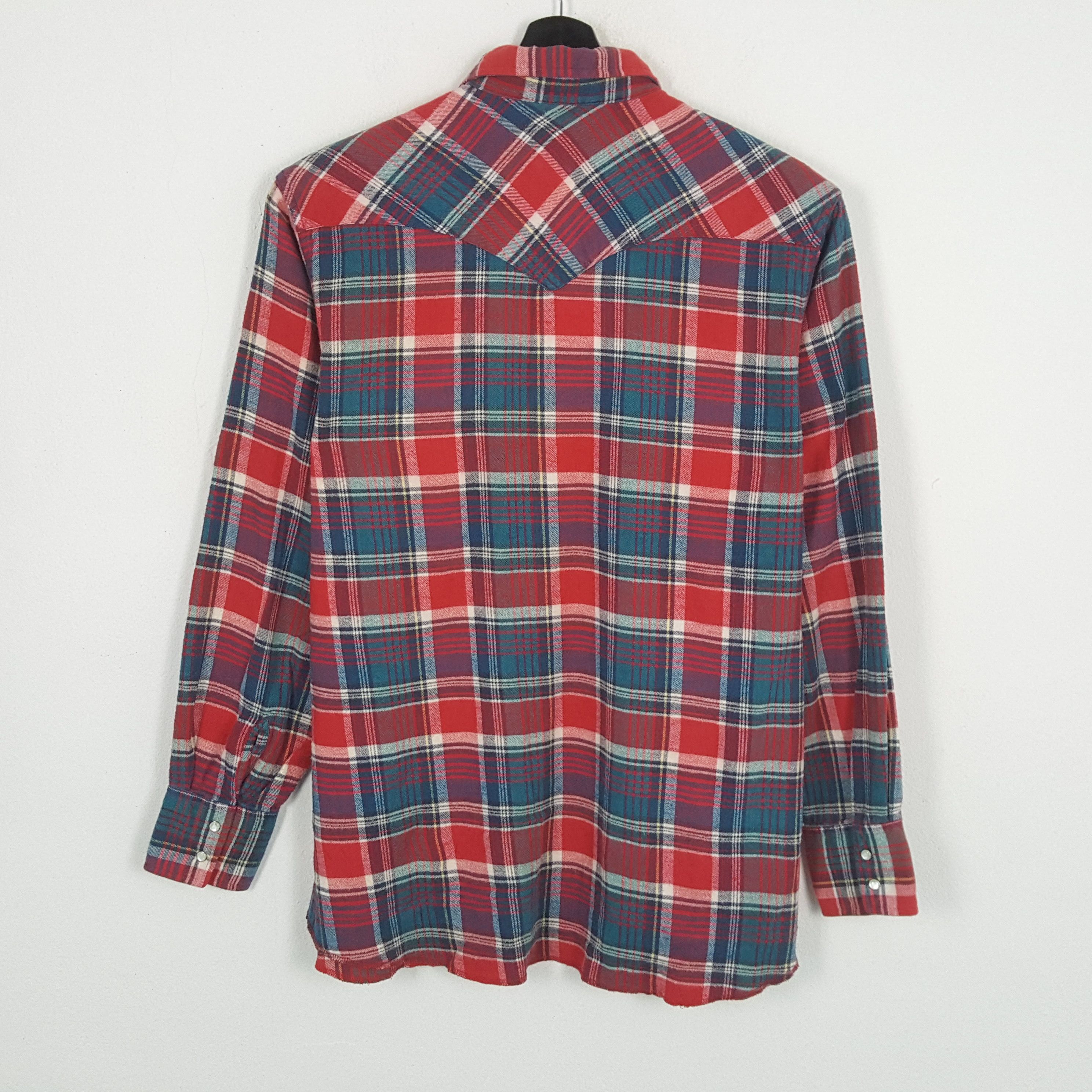 Vintage × Wrangler WRANGLER Classic Fashion Style Casual Shirt Size US XL / EU 56 / 4 - 3 Thumbnail