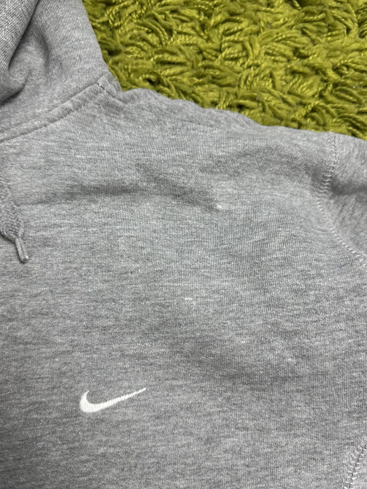 Vintage 90s Nike Vintage Zip Hoodie Grey Small Swoosh Embroidered Size US M / EU 48-50 / 2 - 4 Thumbnail