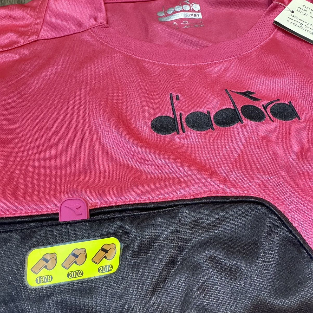 Diadora Italy Seria A referee pink shirt (Bnwt) Size US L / EU 52-54 / 3 - 5 Thumbnail