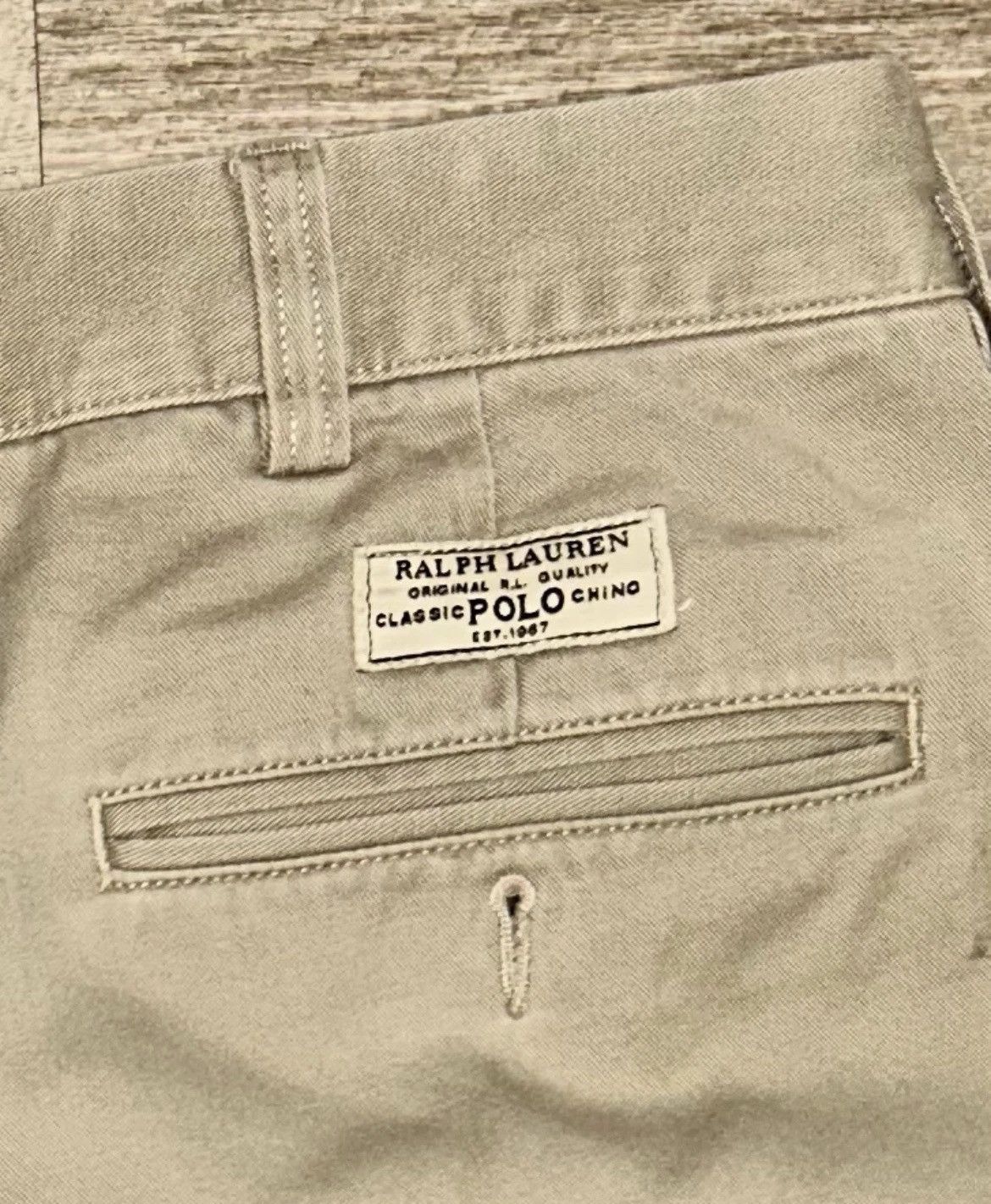 Polo Ralph Lauren Polo Ralph Lauren Mens Classic Fit Cotton Chino Pants Pleat Size US 38 / EU 54 - 6 Thumbnail