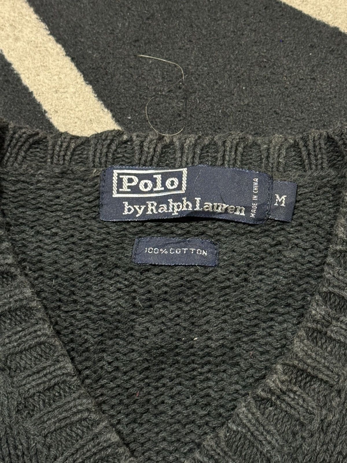 Polo Ralph Lauren Vintage Polo Ralph Lauren Knit Wool Sweater Balck Washed Size US M / EU 48-50 / 2 - 4 Thumbnail