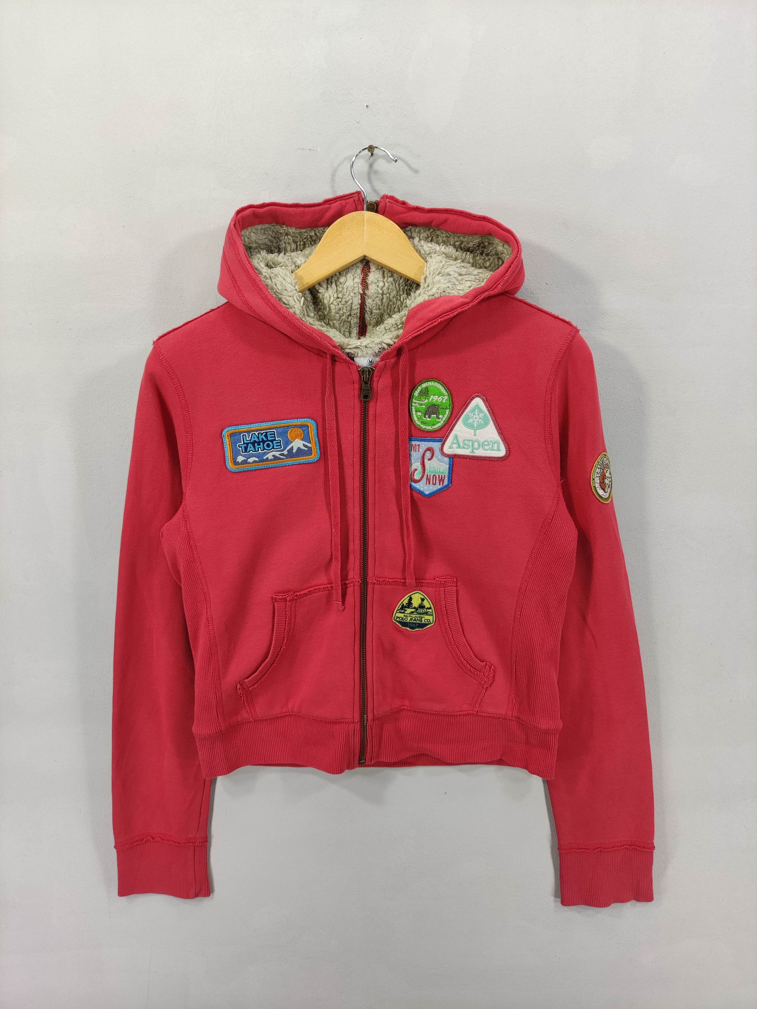 Polo Ralph Lauren Vintage Polo Ralph Lauren Patches Sweater Hoodie Zipper Size S / US 4 / IT 40 - 1 Thumbnail
