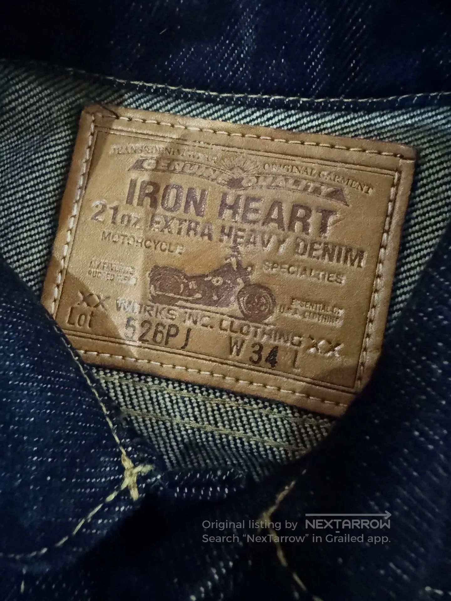 Iron Heart Iron Heart 21oz Denim Jacket. Size US XS / EU 42 / 0 - 4 Thumbnail