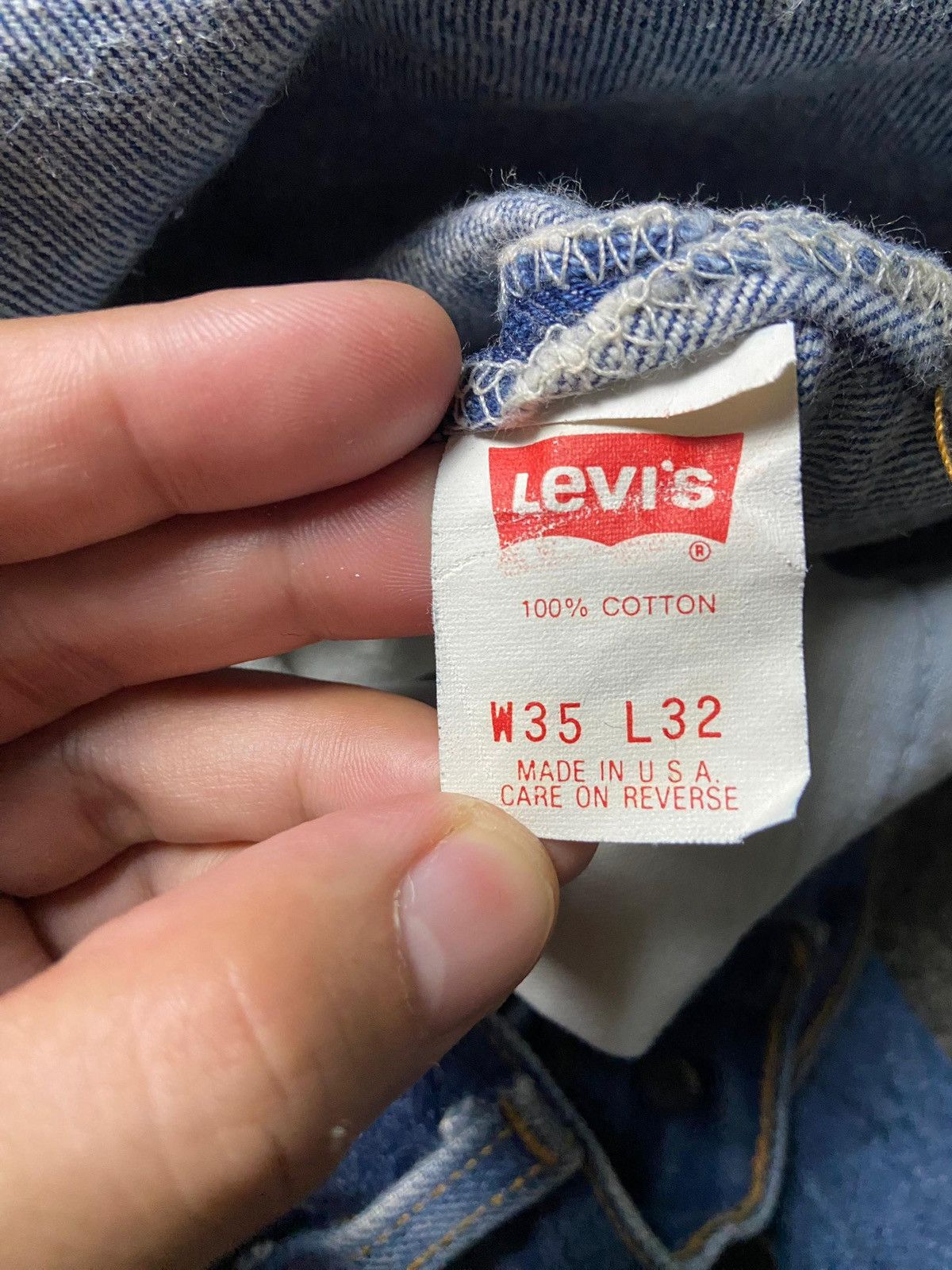 Levi's Levis Strauss Co. 501 Denim Jeans (159) Size US 33 - 3 Thumbnail