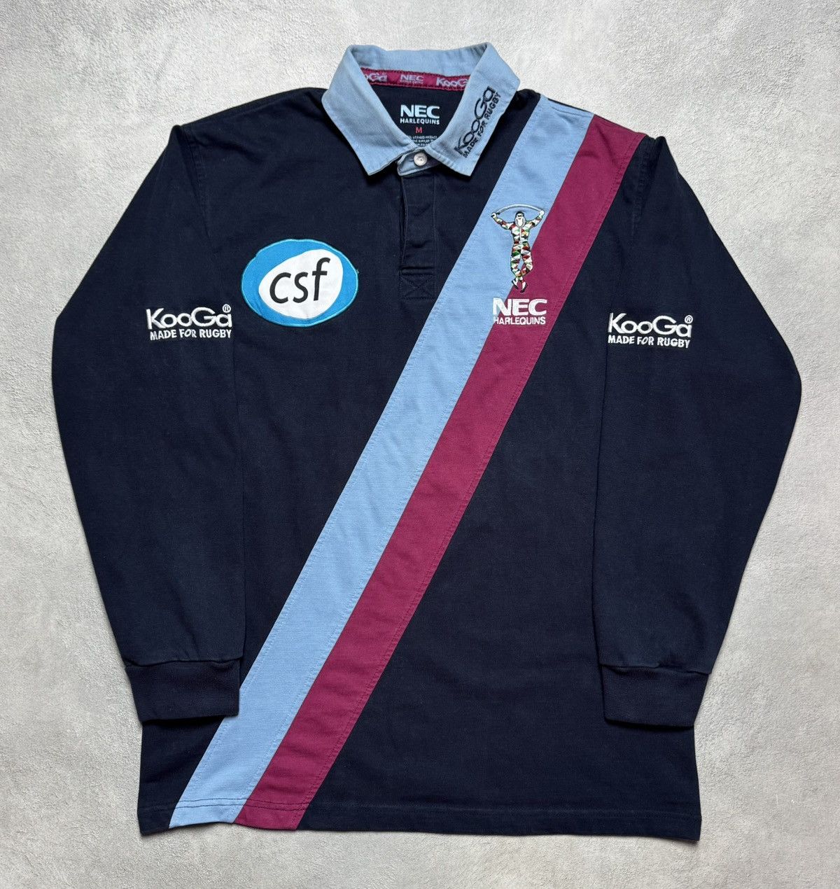Other Harlequins 2003 Away Rugby Shirt Jersey Long Sleeve Kooga Size US M / EU 48-50 / 2 - 1 Thumbnail