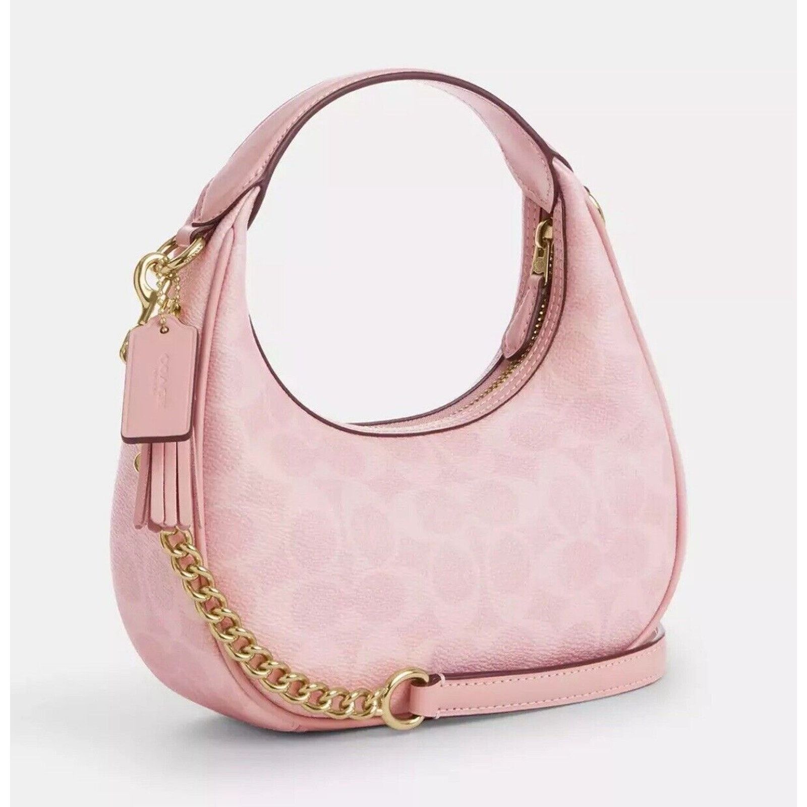 Coach NWT Coach Carmen Mini Crossbody Bag CAM83 Powder Pink Size ONE SIZE - 8 Thumbnail