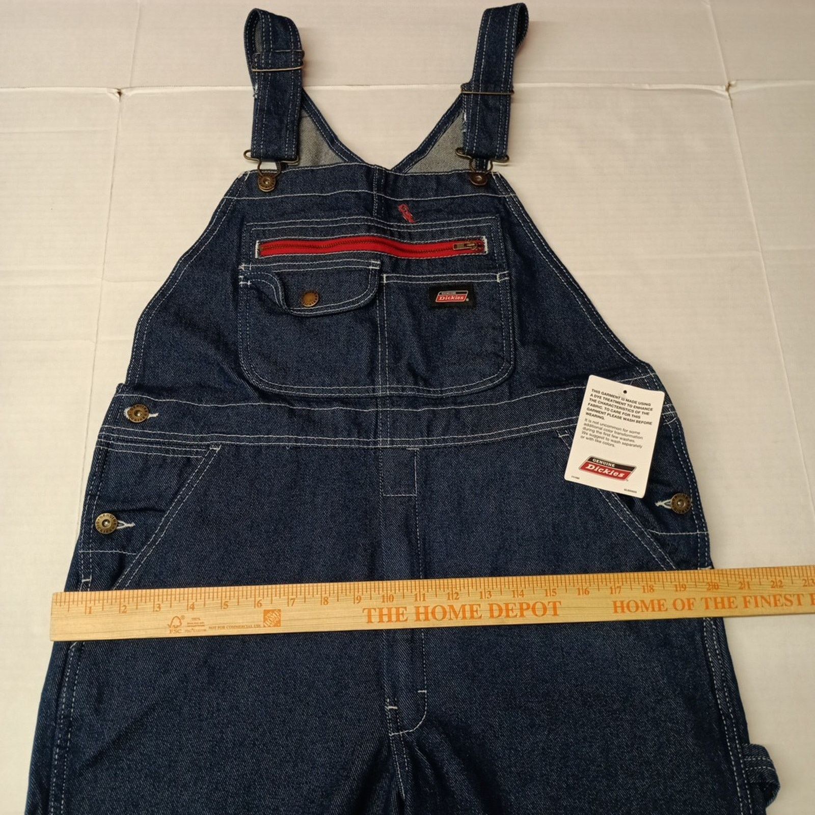 Dickies Dickies Bib Overalls Men's S R Relaxed Ultra Tough Workwear Size US 38 / EU 54 - 7 Thumbnail
