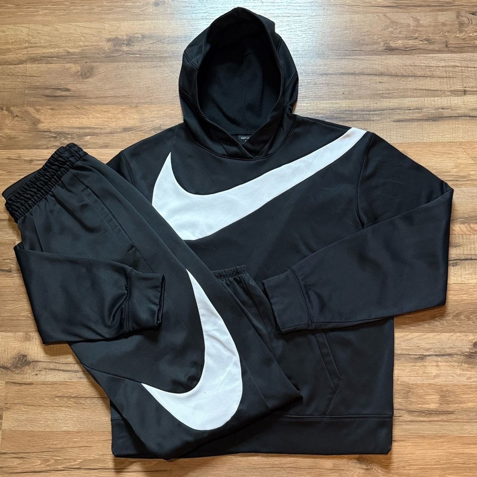 Nike Nike Big Swoosh Matching Set Sweatpants Sweatshirt Hoodie Size US M / EU 48-50 / 2 - 2 Thumbnail
