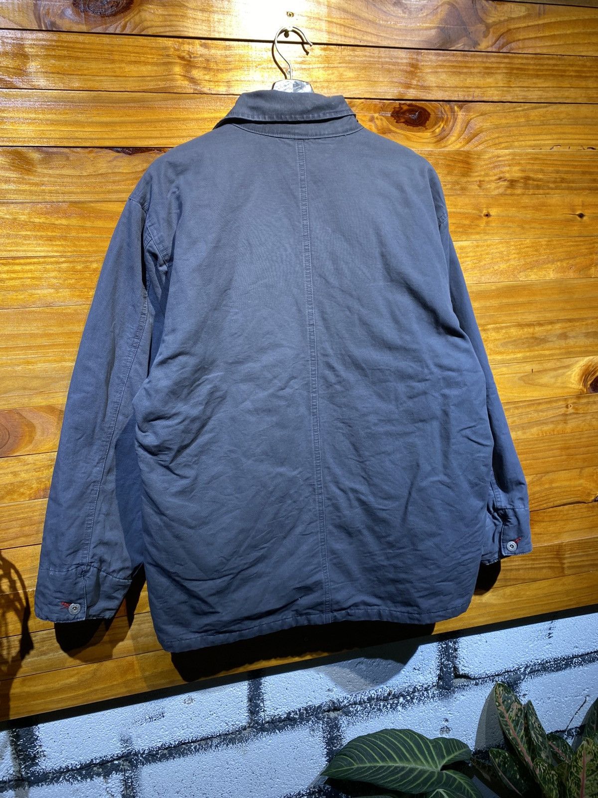 Japanese Brand Vintage Billy Stone’s A/108 Quilted Work Jacket – Navy Blue Size US L / EU 52-54 / 3 - 12 Thumbnail