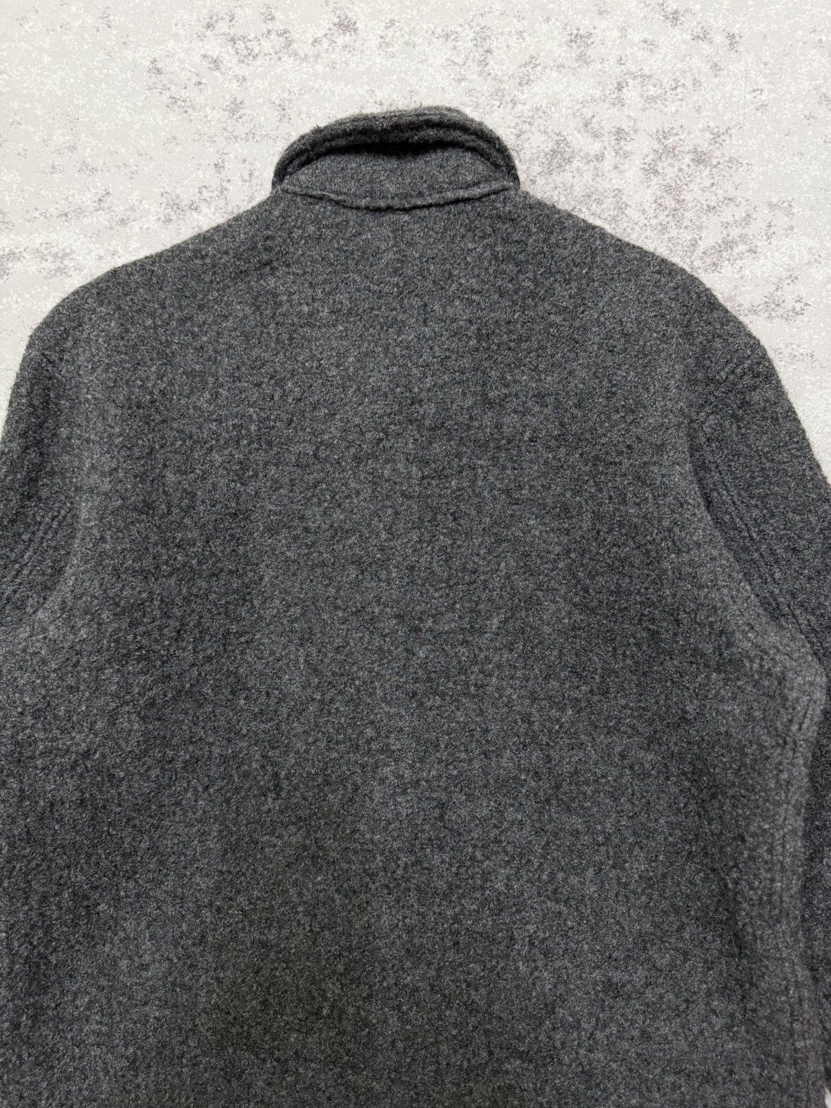 45rpm VINTAGE 45RPM MOHAIR CHARCOAL BLACK BUTTON UP JACKET Size US S / EU 44-46 / 1 - 13 Thumbnail