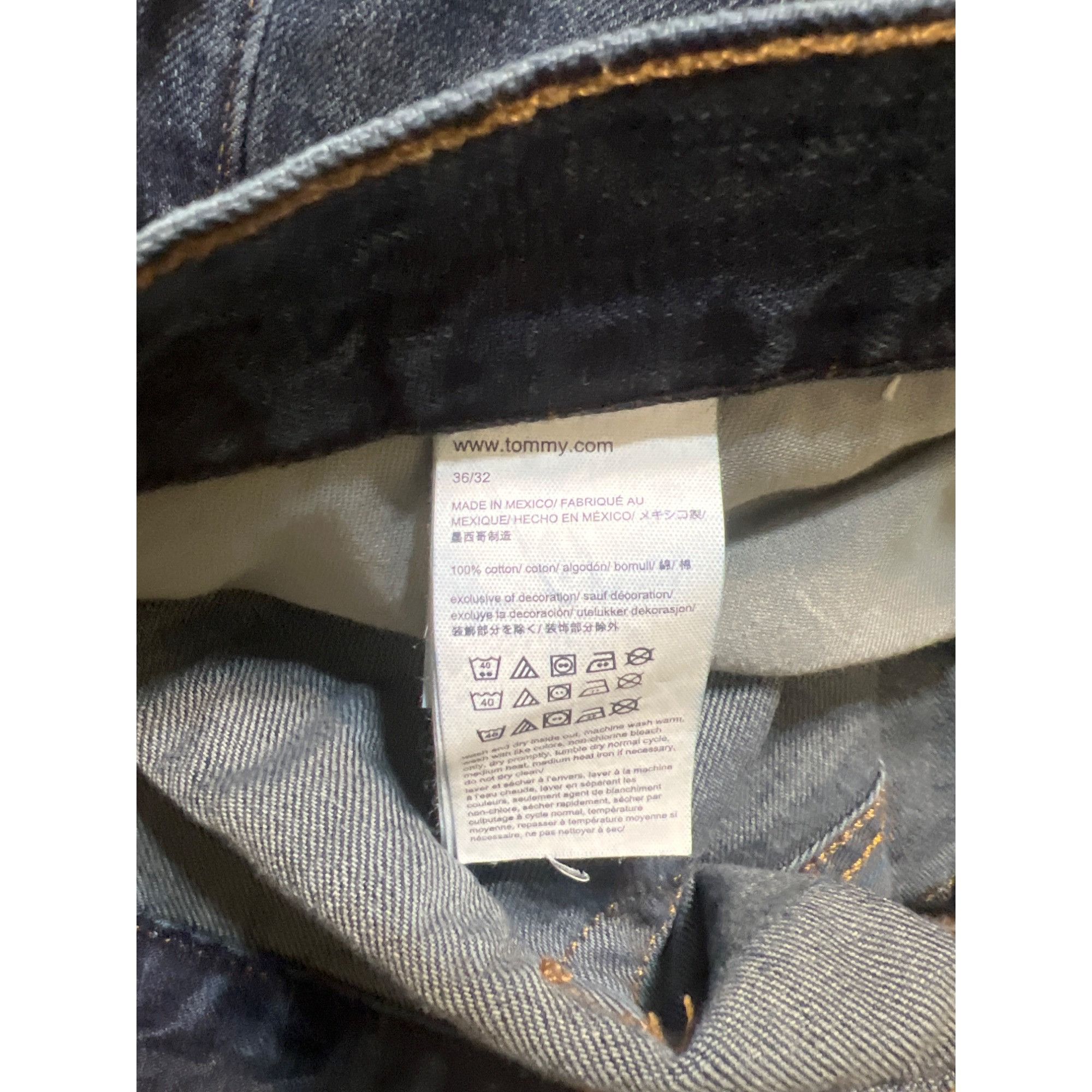 Tommy Hilfiger Tommy Hilfiger Mens Blue Denim Jeans Straight Fit Classic St Size US 36 / EU 52 - 6 Thumbnail