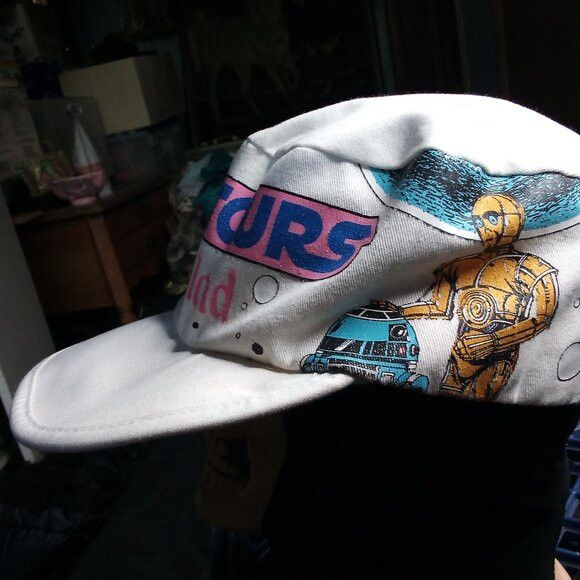Disney Vintage Disneyland Star Tours Painter Hat Cap Size ONE SIZE - 2 Thumbnail
