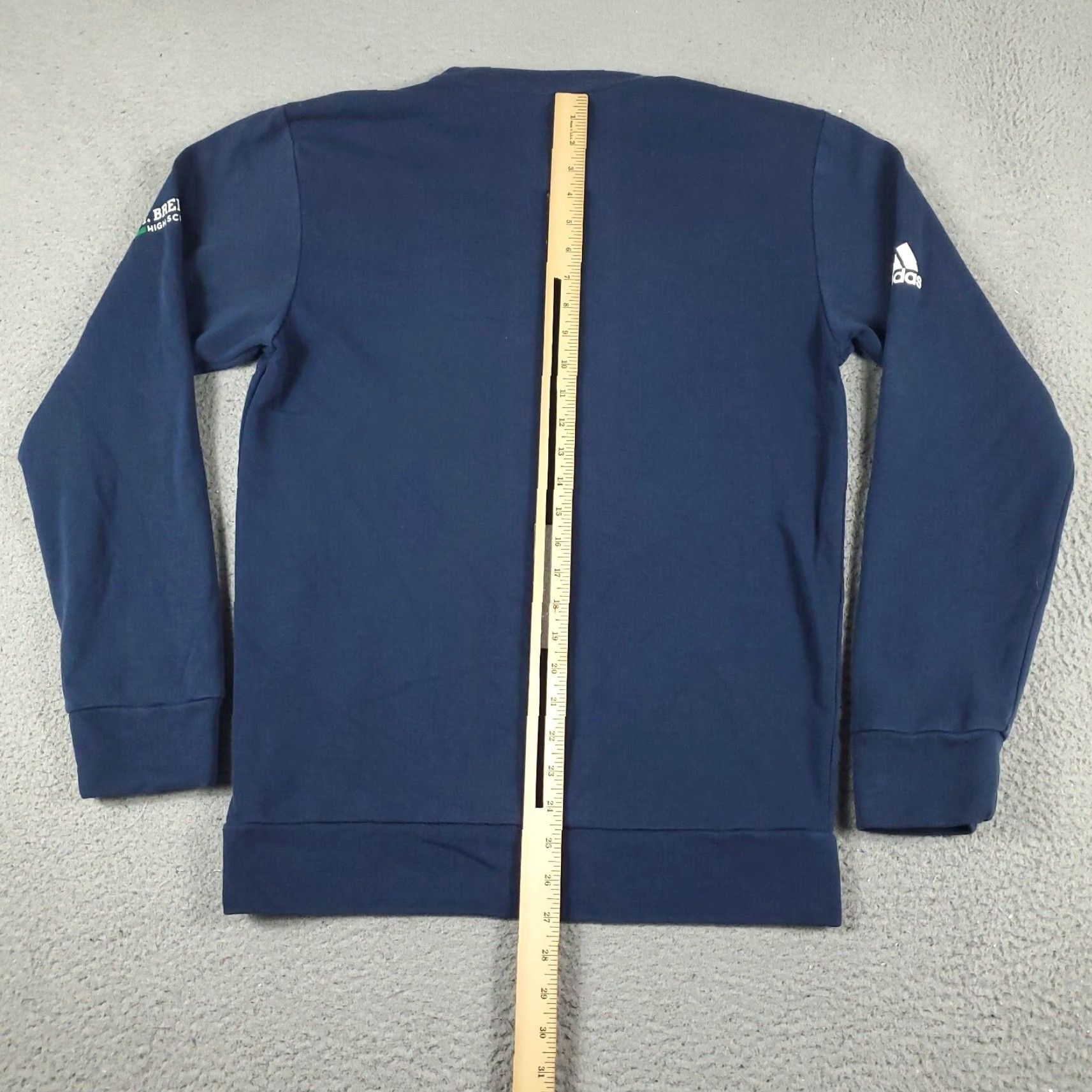 Adidas Adidas Pullover Sweater Adult Small Blue Long Sleeve Logo Crew Neck Mens Cotton Size US S / EU 44-46 / 1 - 6 Thumbnail