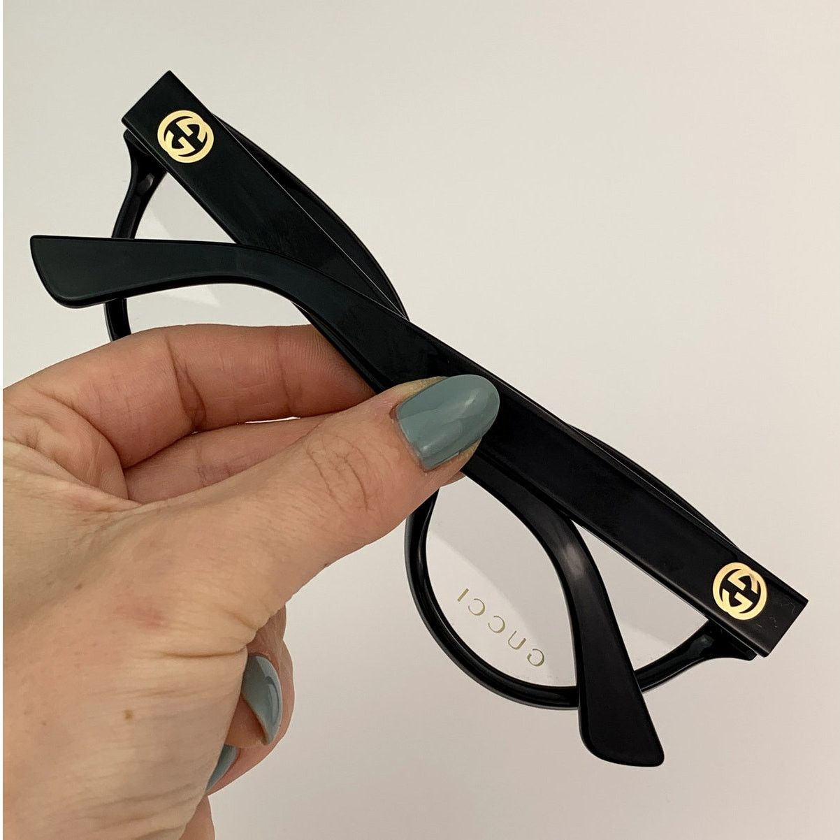 Gucci NEW Gucci GG1581O 001 Black Transparent Women Authentic Size ONE SIZE - 10 Thumbnail