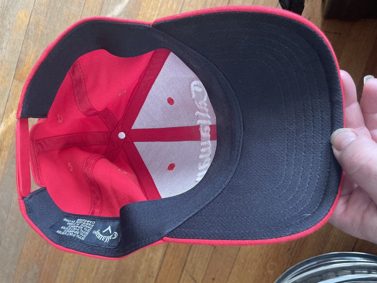 Callaway Calaway Golf Hat Cap RED SnapBack golfing golfer vintage ⛳️🏌️🏌️‍♀️ Size ONE SIZE - 10 Thumbnail