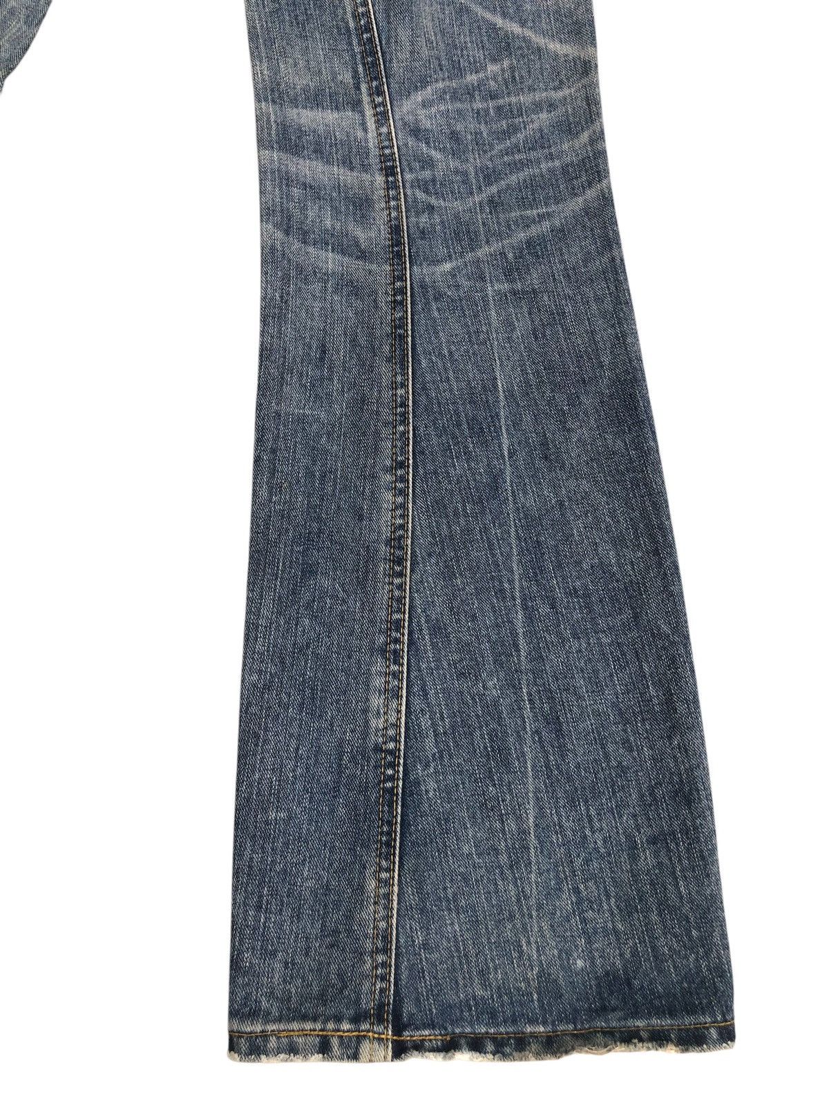If Six Was Nine Japanese Lee Flared Jeans Distressed Jeans Size US 33 - 12 Thumbnail