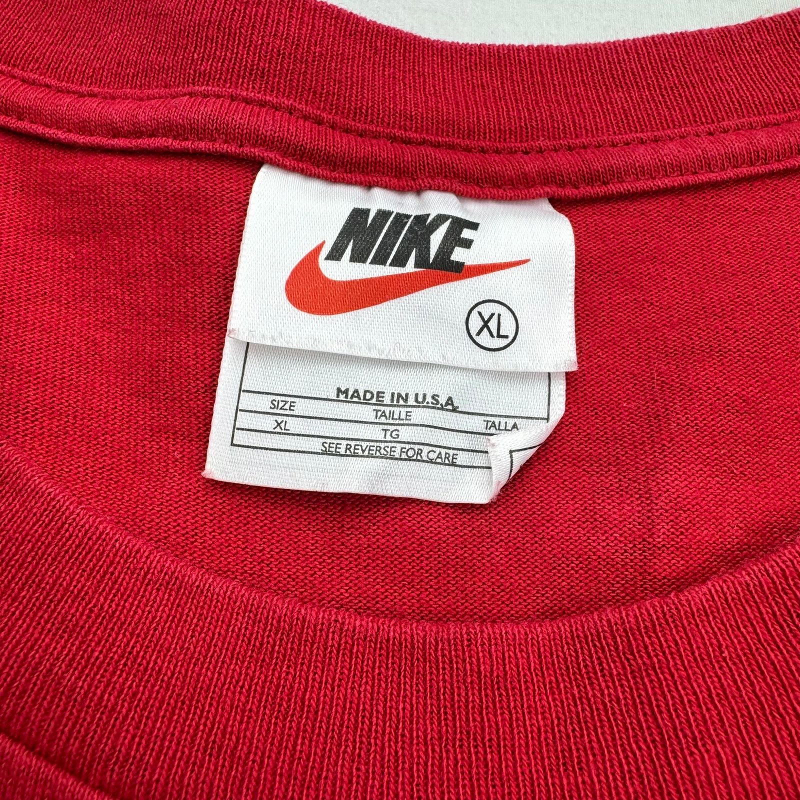Nike Vintage Nike Just Do It T-Shirt Made in USA - Size XL Size US XL / EU 56 / 4 - 5 Thumbnail