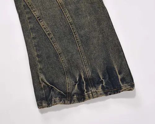 Japanese Brand Horiuchi x Ami Vintage Jeans Patchwork Loose Baggy Retro Size US 27 - 6 Thumbnail