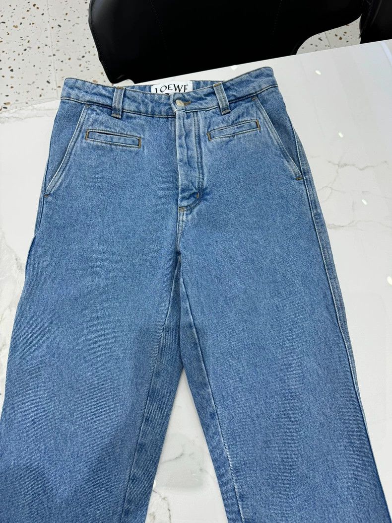 Loewe LOEWE FW21 Buttoned mid-waist straight jeans Size 42" / US 20 - 2 Thumbnail