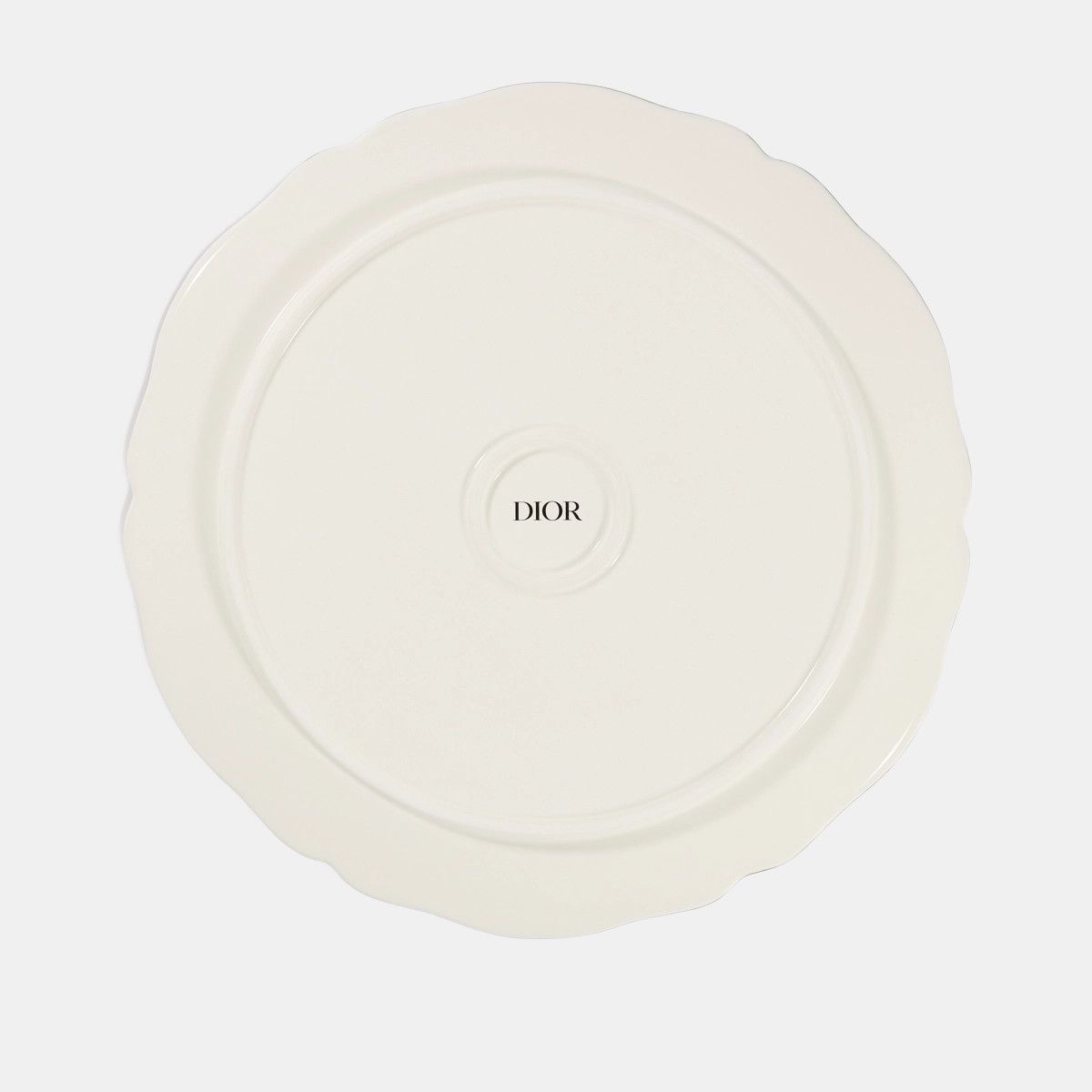 Dior o1bcso1str0225 Size:OS/ Decorative Plate in Ivory/Green Size ONE SIZE - 2 Thumbnail