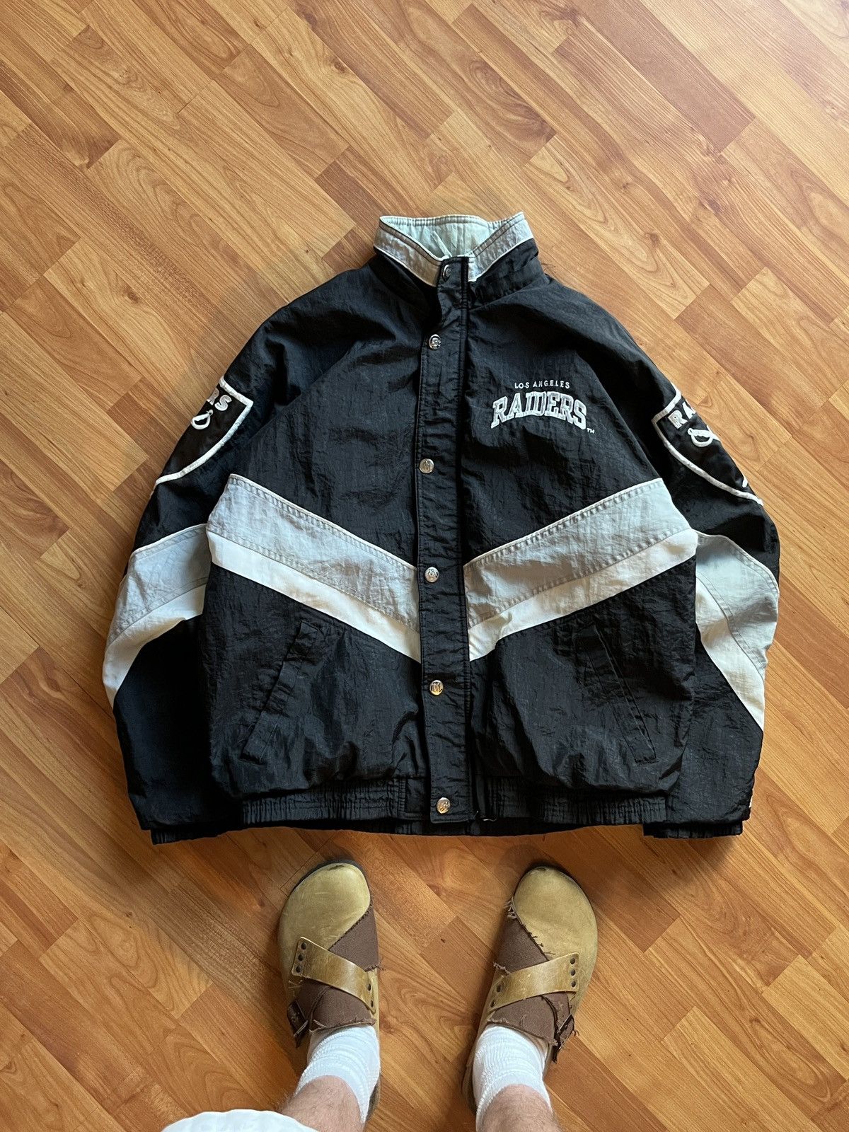 Vintage Vintage 90s Raiders starter Jacket jersey hat shirt, Grailed