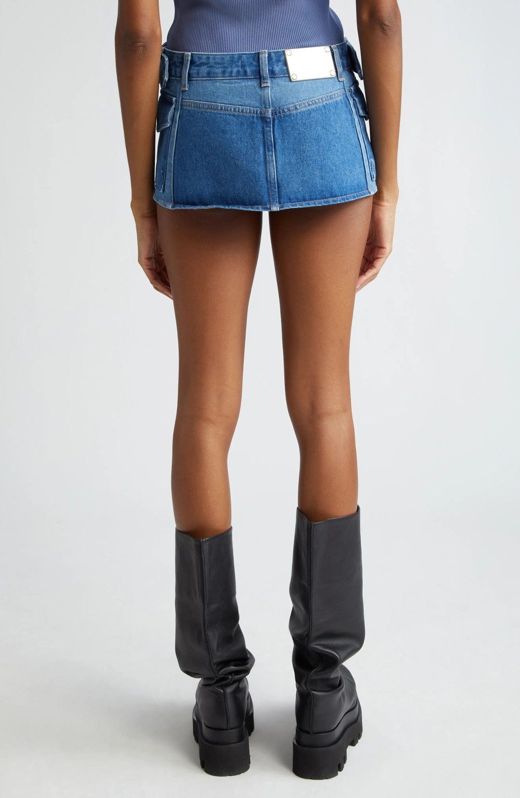 Dion Lee “Tool Belt” Denim Mini Skirt Size 25" / US 0 / IT 36 - 3 Thumbnail