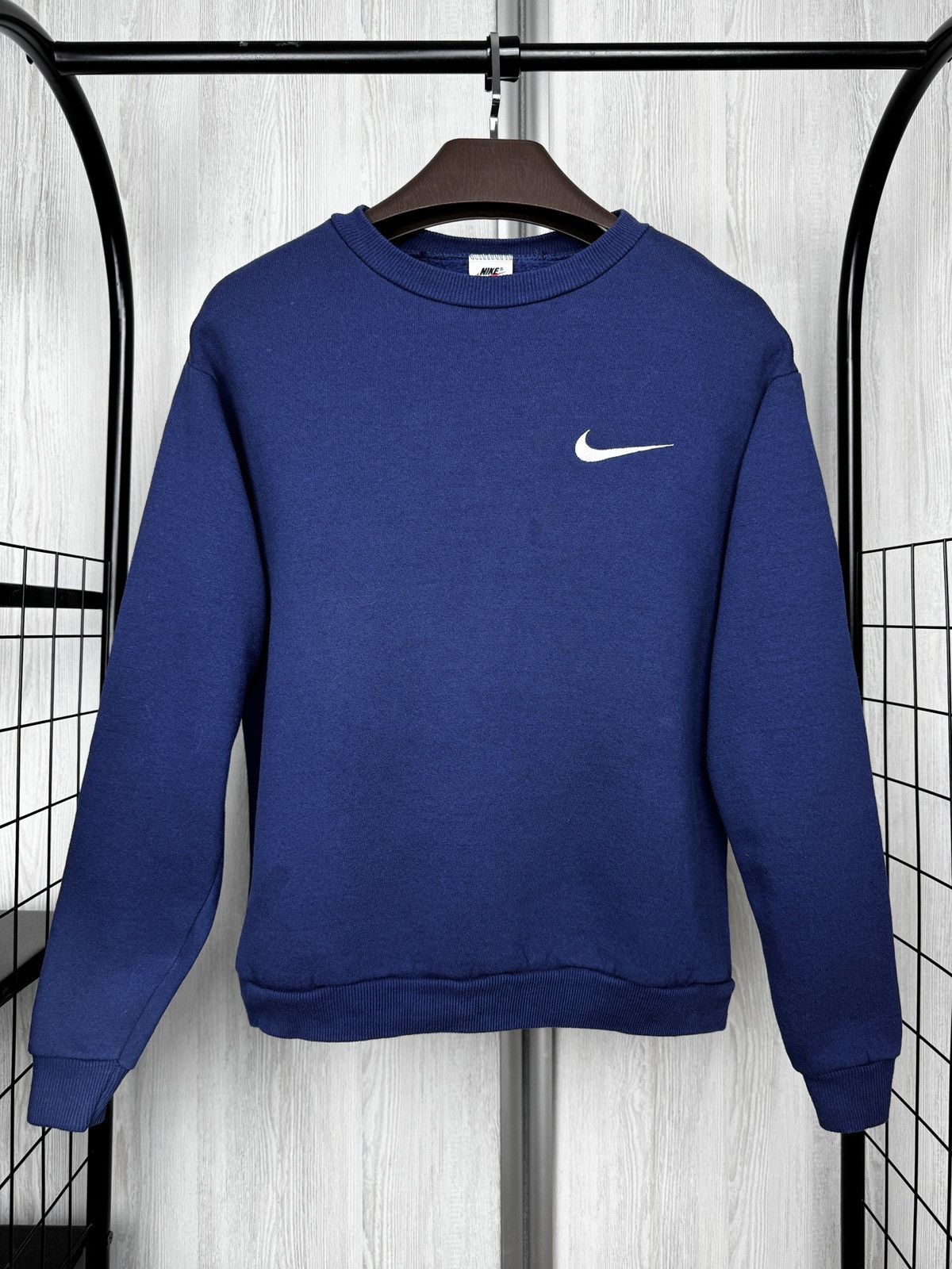 Nike Nike vintage 90s made in USA dark blue boys sweatshirt XL Size XL / US 12-14 / IT 48-50 - 2 Thumbnail