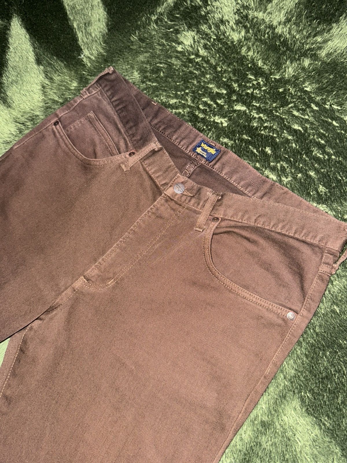 Wrangler [36] wrangler japan washed cotton pants brown Size US 36 / EU 52 - 2 Thumbnail