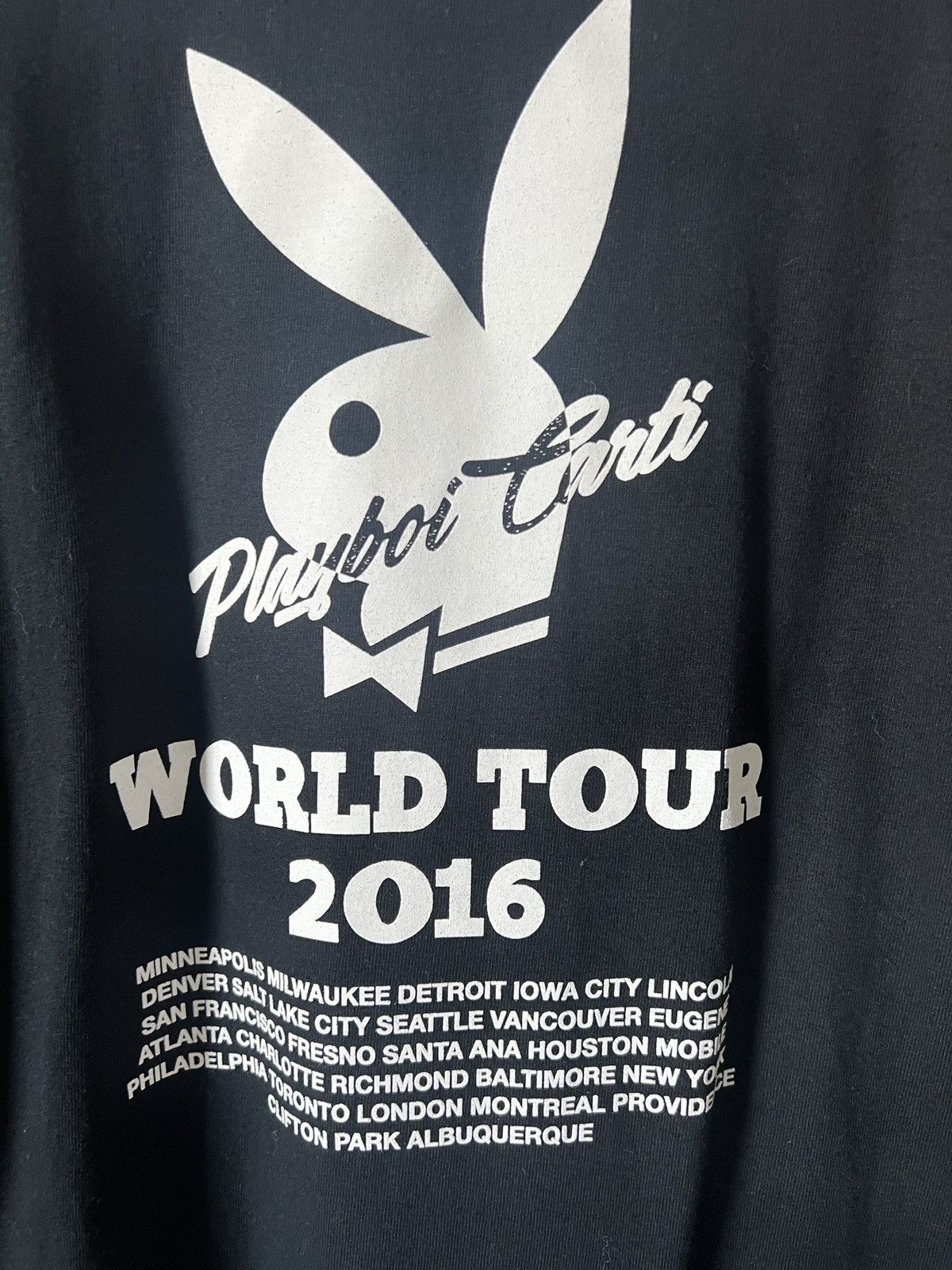 Playboi Carti × Vintage Playboi Carti World Tour Shirt Size US L / EU 52-54 / 3 - 4 Thumbnail