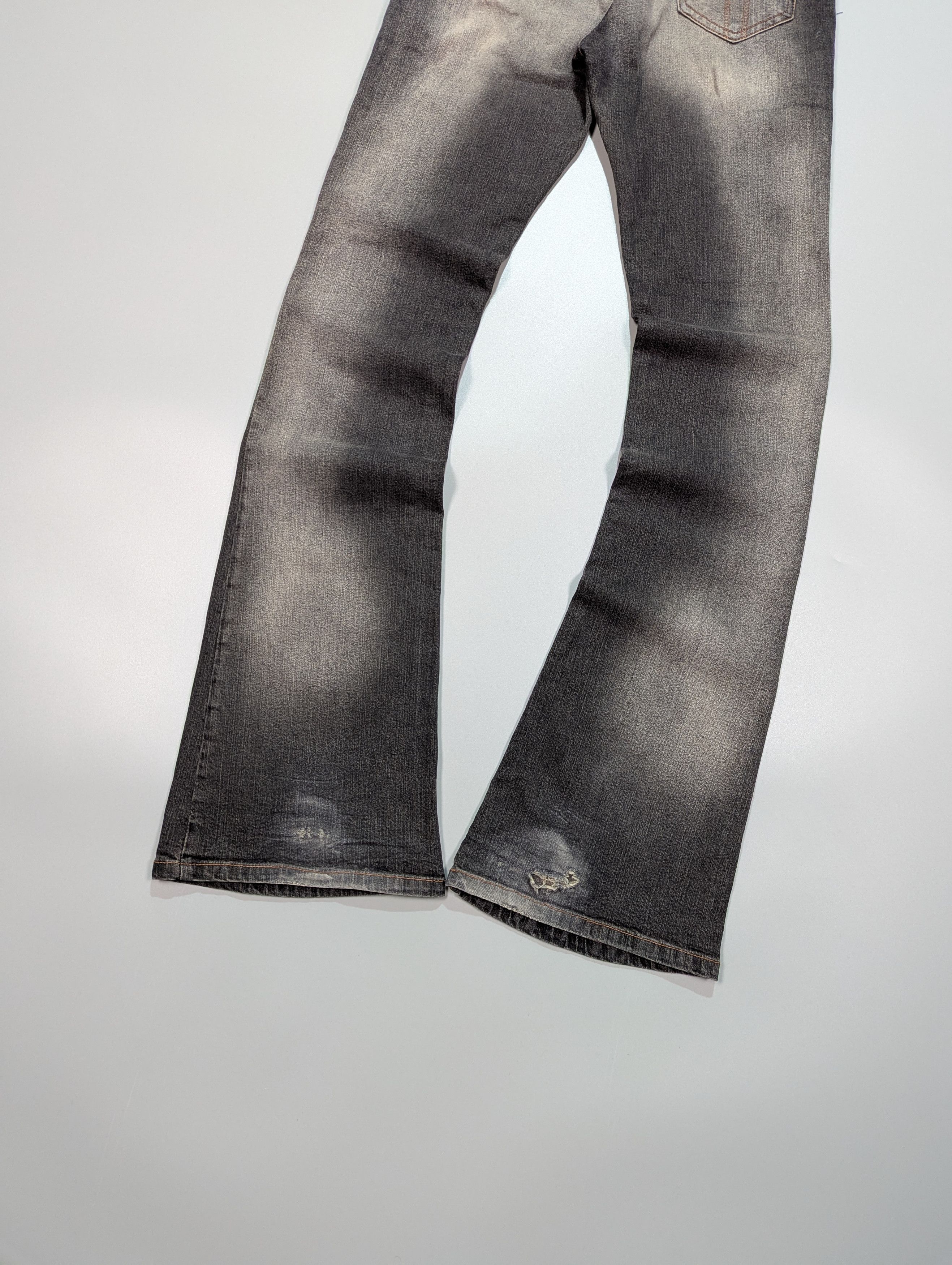 Miss Sixty × Vintage MISS SIXTY Style TOMMY VTG Women's Distressed Flared Jeans Size 29" - 8 Thumbnail