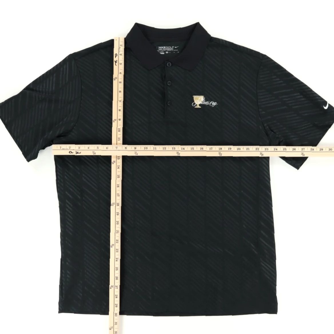 Nike Nike Presidents Cup Dri-Fit Jacquard Polo Shirt Black Men's XL Size US XL / EU 56 / 4 - 3 Thumbnail