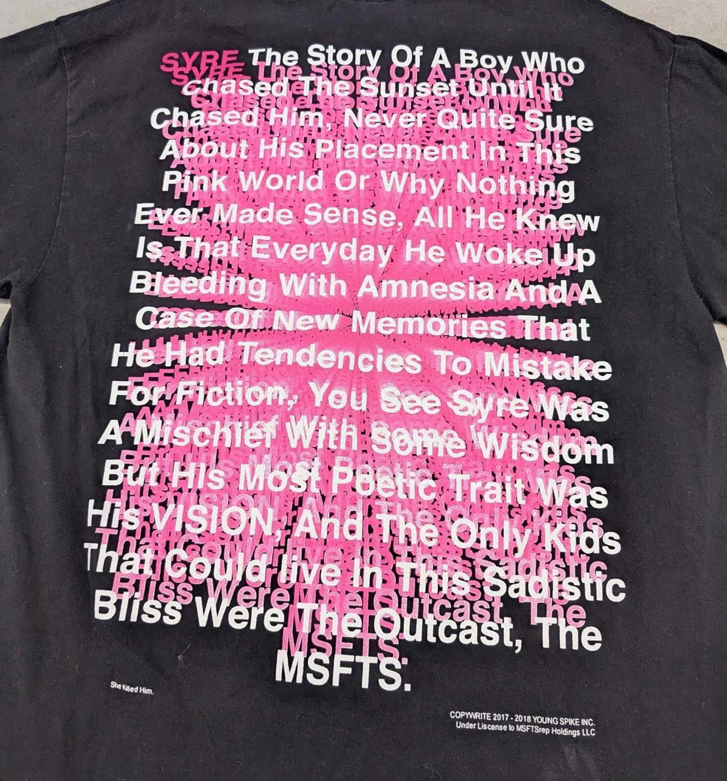 Msftsrep SYRE Jaden Smith Album promo MSFTSrep t-shirt Size US L / EU 52-54 / 3 - 5 Thumbnail