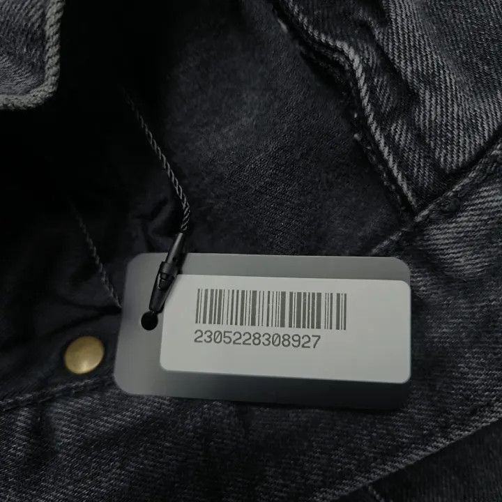 Saint Laurent Paris Saint Laurent Black Straight-Leg Denim Pants-2507 Size US 29 - 8 Thumbnail