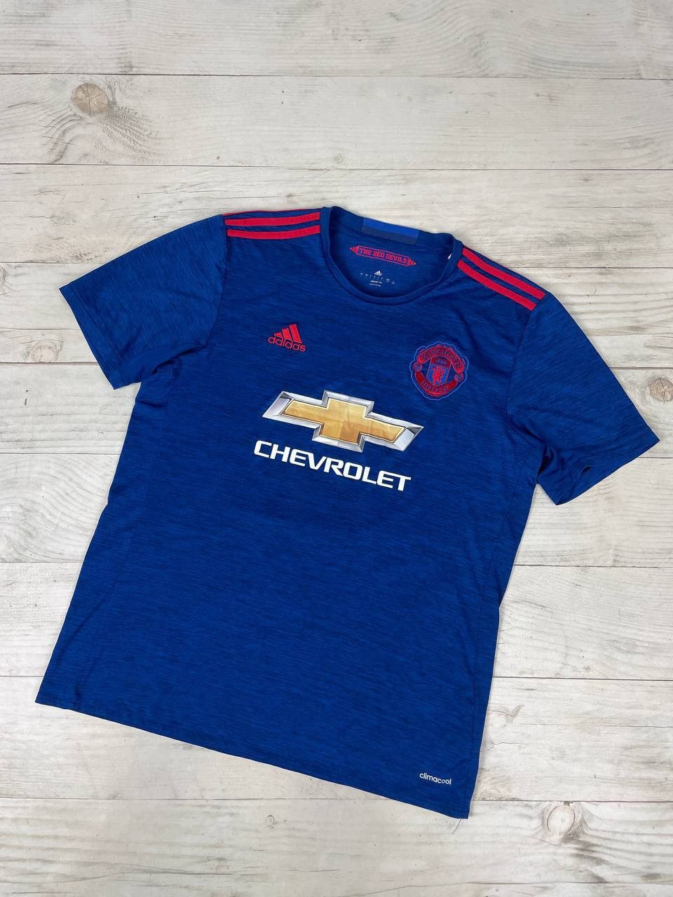 Adidas MANCHESTER UNITED 2016 2017 Smalling #12 AWAY Shirt JERSEY Size US L / EU 52-54 / 3 - 2 Thumbnail