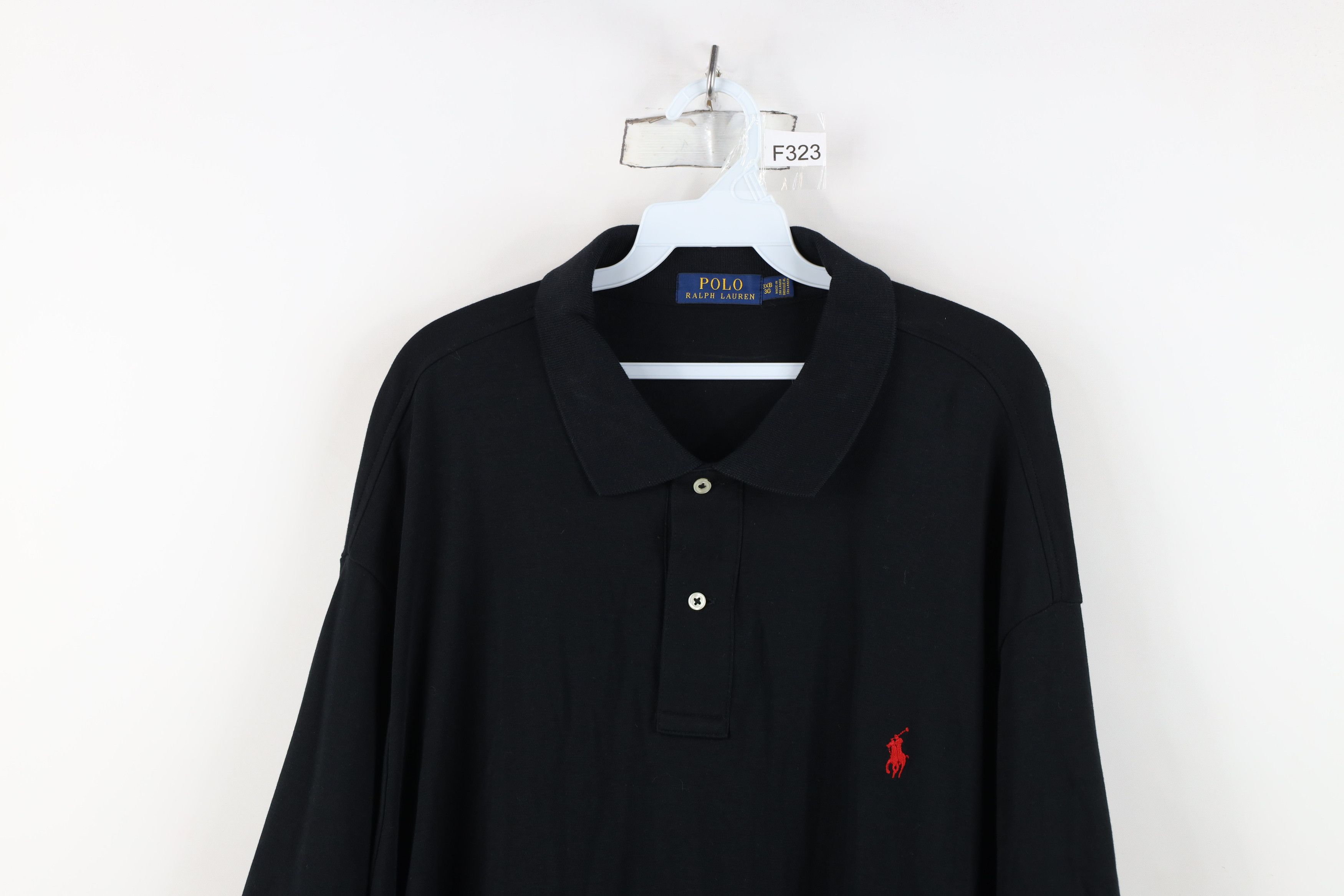 Ralph Lauren Vintage Y2K Ralph Lauren Cotton Touch Golf Polo Shirt Black Size US XXL / EU 58 / 5 - 2 Thumbnail