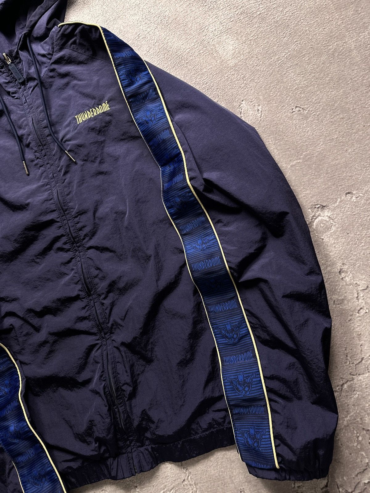 Thunderdome Vintage 00s Thunderdome Hardcore Rave Gabber Big Logo Jacket Size US L / EU 52-54 / 3 - 4 Thumbnail