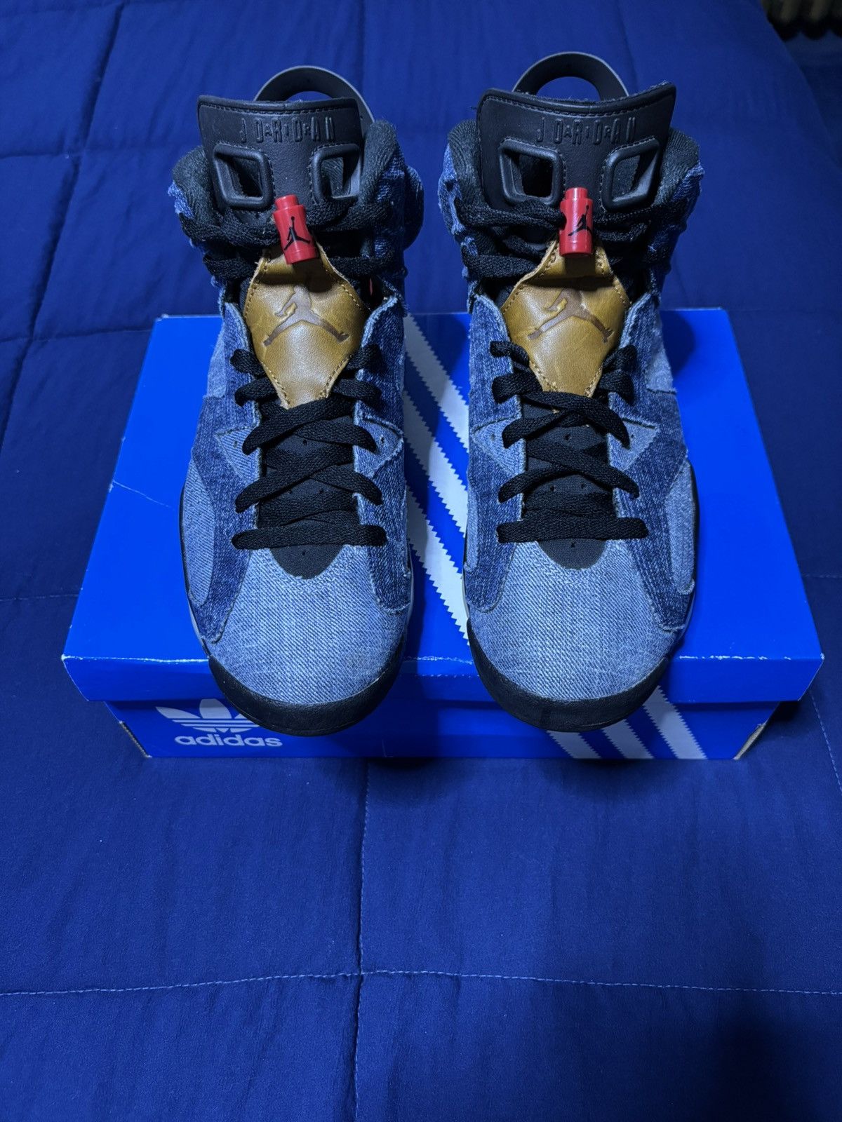 Jordan Brand Air Jordan 6 Retro Washed Denim 2019 Size 8 Size US 8 / EU 41 - 2 Thumbnail