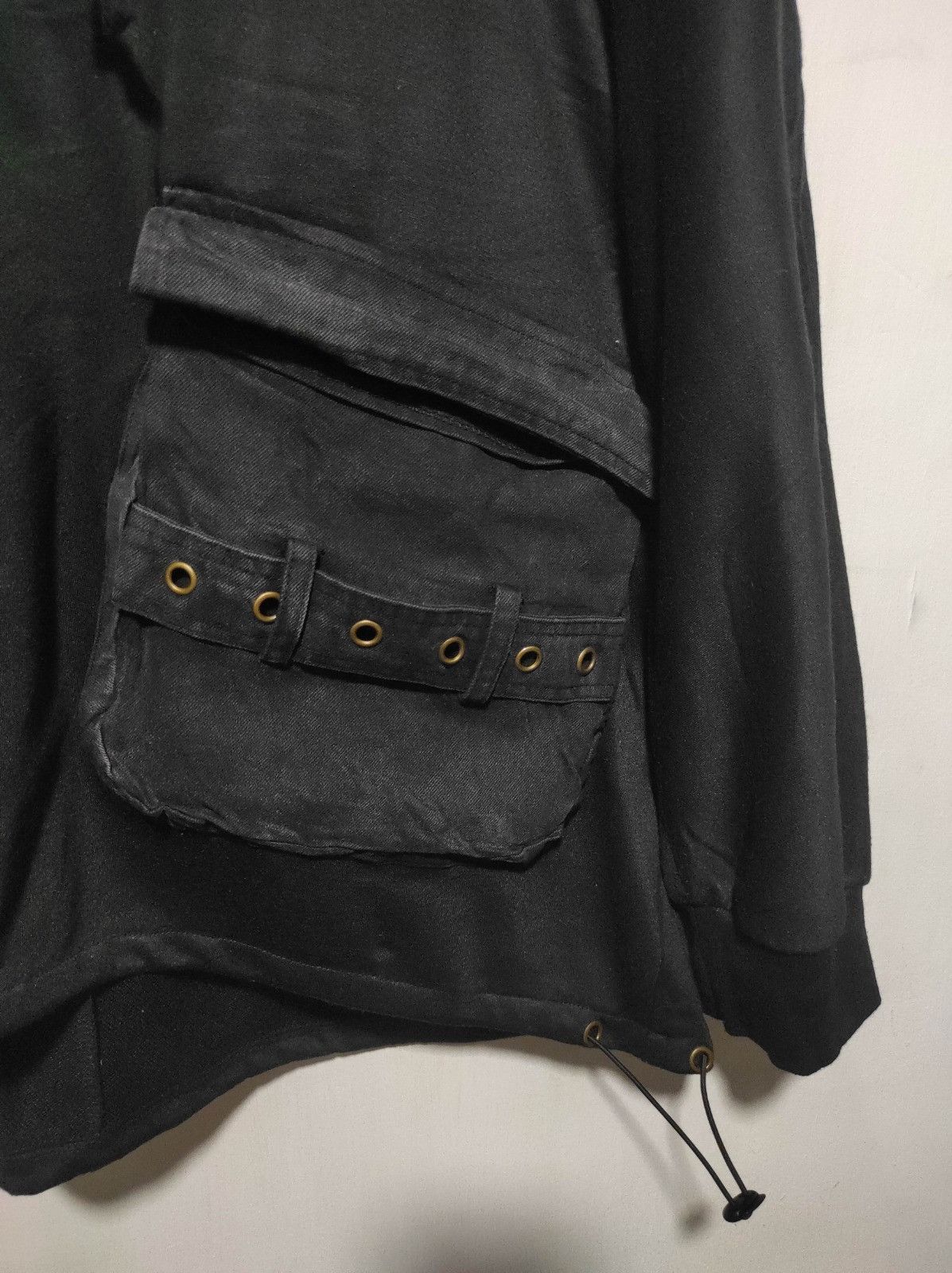 Japanese Brand Yidaepai Oversized Asymmetrical zip fur hoodie LGB style Size US XL / EU 56 / 4 - 4 Thumbnail