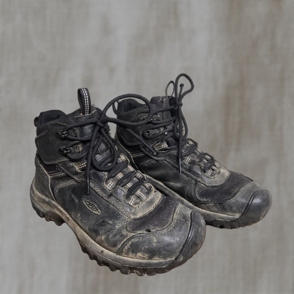 KEEN KEEN Steens Mid Polar Black Waterproof Boots Adult Women Size 8.5 Black Winter Hiking Shoes 1023963 Mens Womens Girls? Size US 8.5 / IT 38.5 - 1 Thumbnail