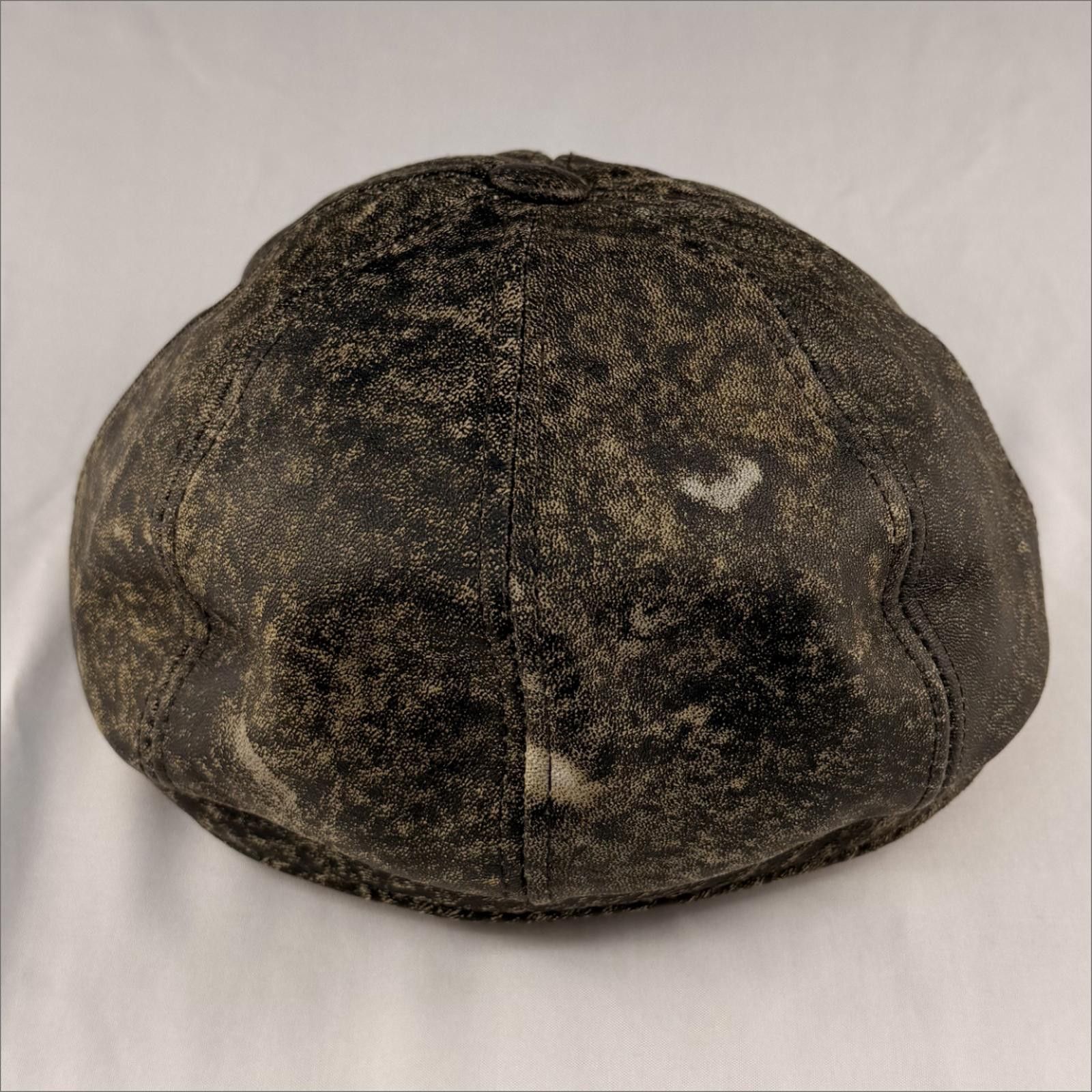 Other Genuine Leather Flat Cap |Peaky Blinders Inspired 096 M Size Size ONE SIZE - 5 Thumbnail