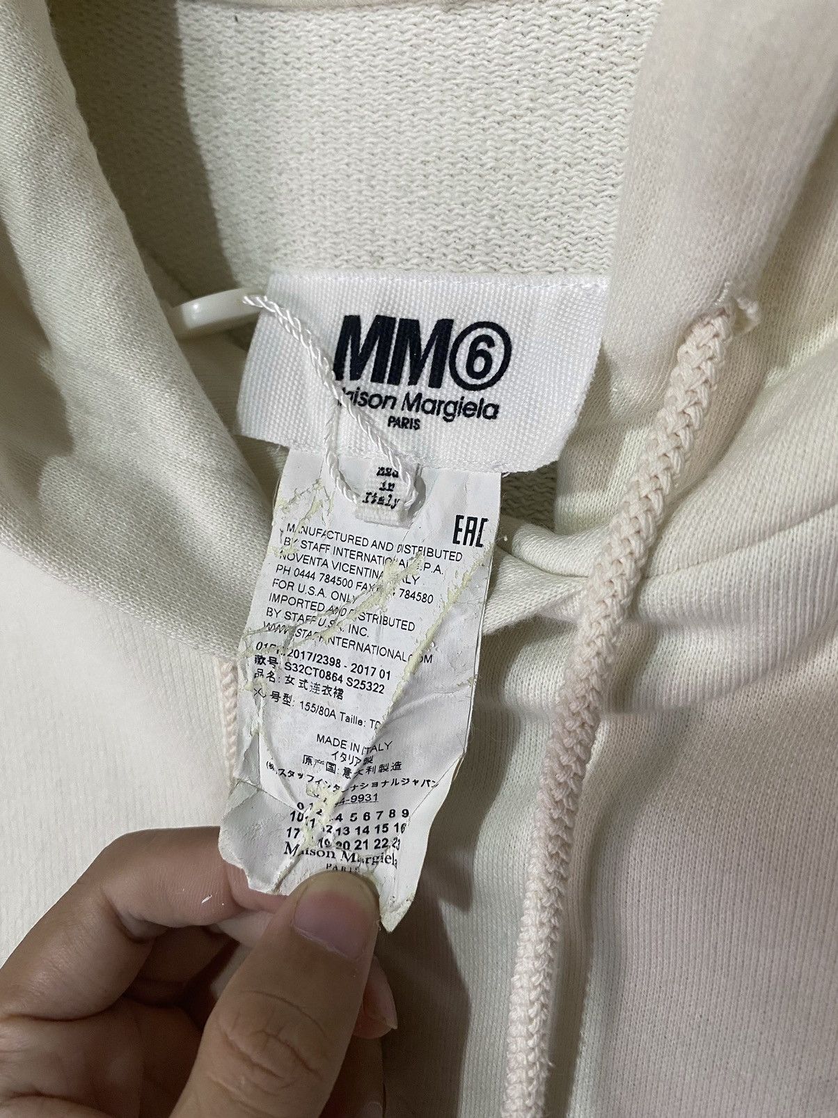 Maison Margiela MM6 20th anniversary hoodie Size US XS / EU 42 / 0 - 8 Thumbnail