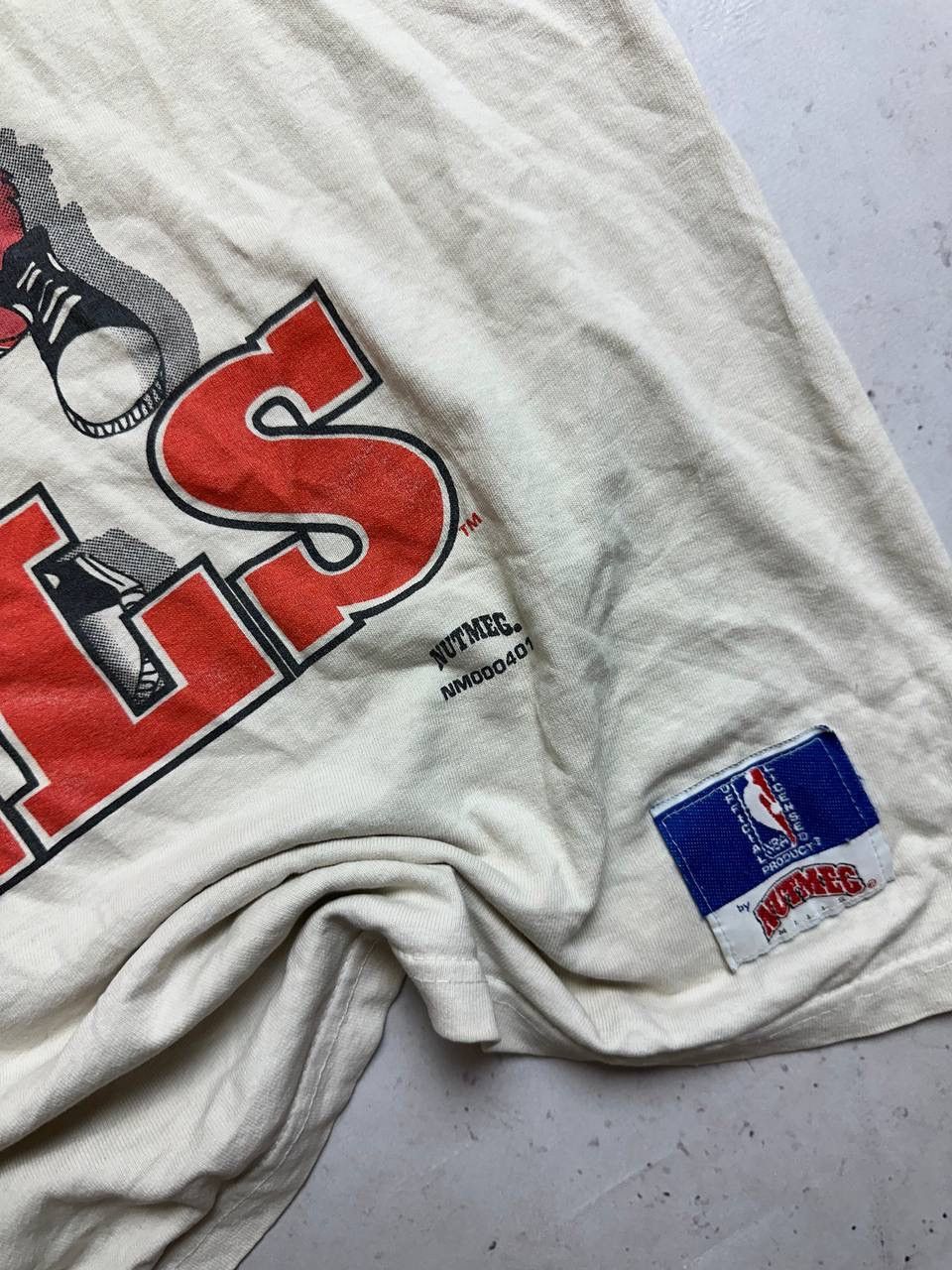 NBA Vintage 90's Chicago Bulls Nutmeg Mills T-shirt L Size US L / EU 52-54 / 3 - 4 Thumbnail