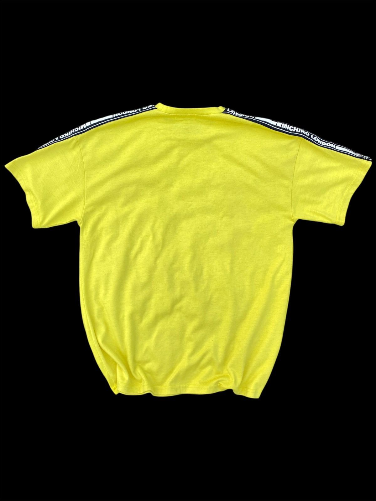 Japanese Brand × Michiko Koshino London Michiko London Koshino Center Logo Side Tape Tee Size US M / EU 48-50 / 2 - 4 Thumbnail