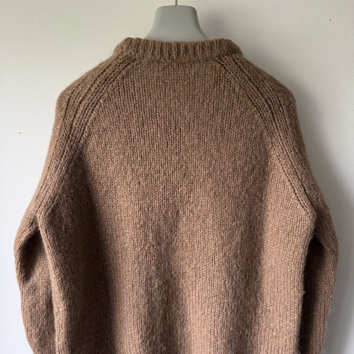 Prada Prada 2000's Brown Mohair/Wool Heavy Knit Pullover Sweater Size US M / EU 48-50 / 2 - 7 Thumbnail