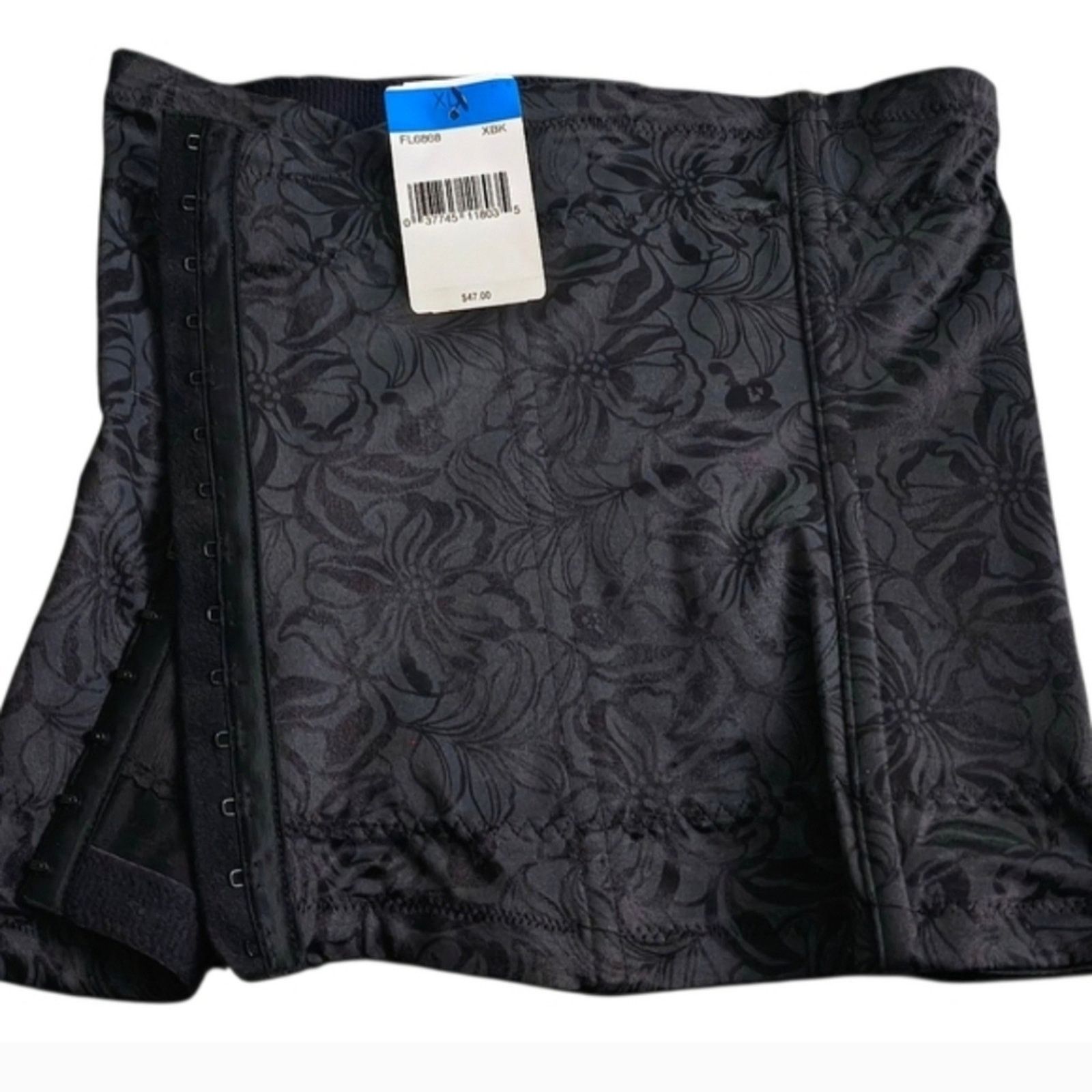 Maiden Name NWT Maidenform Black Waist Cincher Corset XL Firm Shapewear Size ONE SIZE - 5 Thumbnail