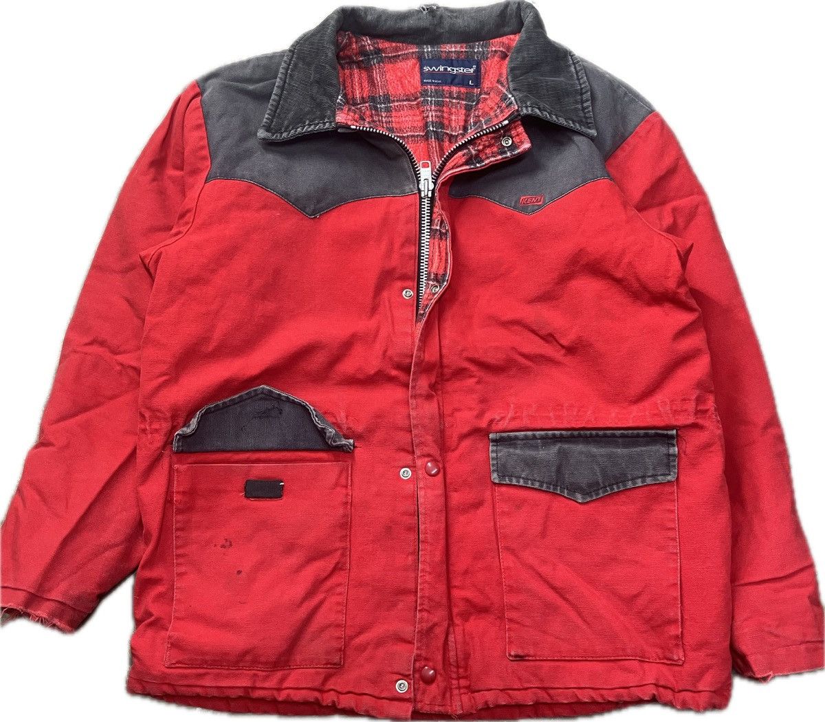 Carhartt × Vintage Carhartt J77 RED 1999 Santa Fe Aztec Southwest